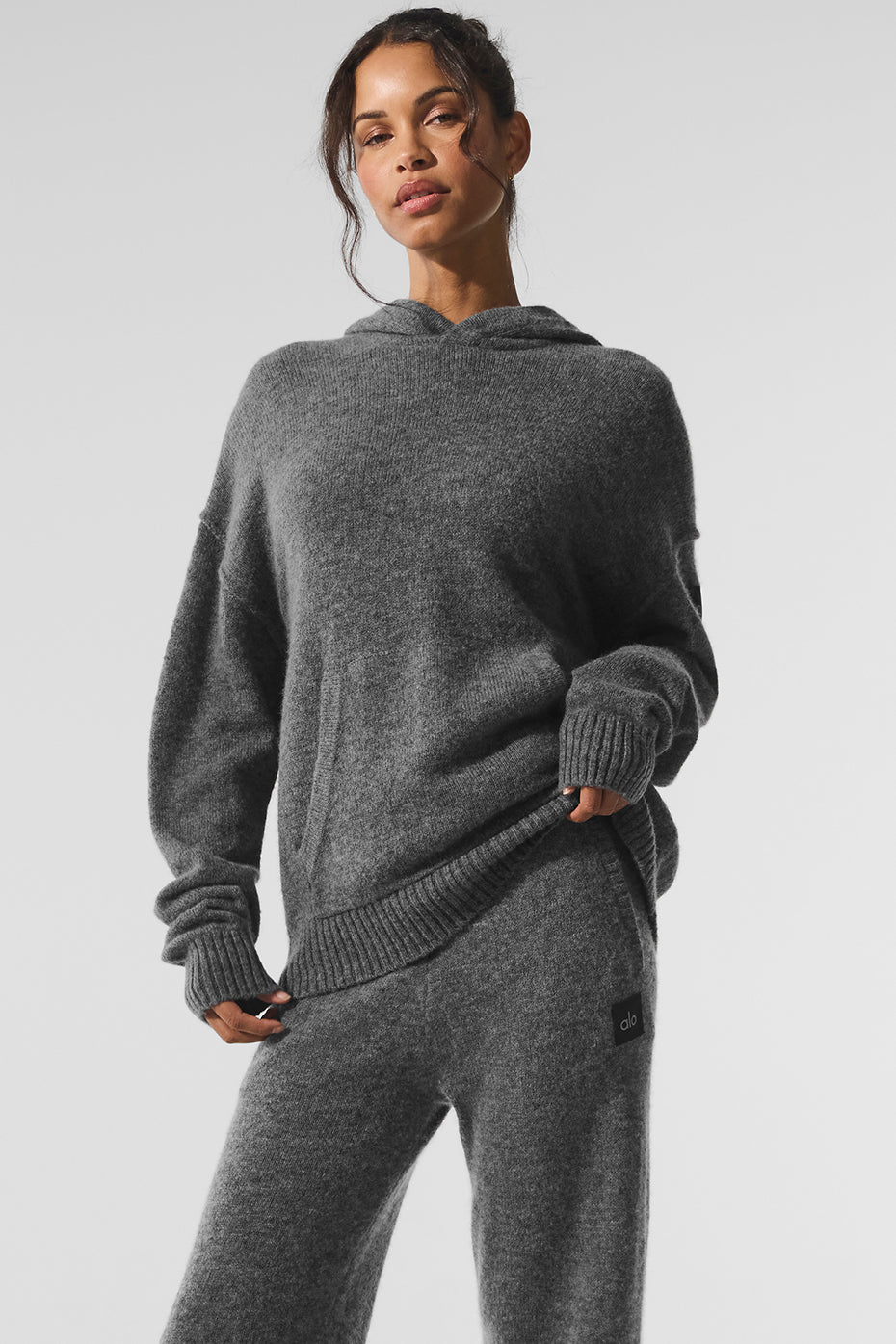 Wool Cashmere New Class Hoodie - Platinum Grey--0