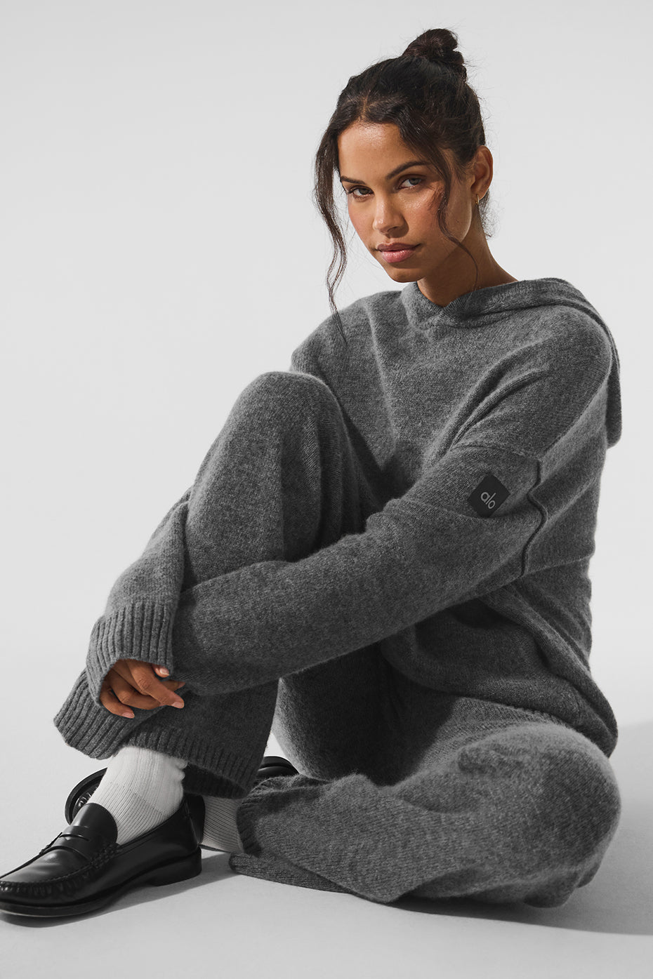 Wool Cashmere New Class Hoodie - Platinum Grey--4
