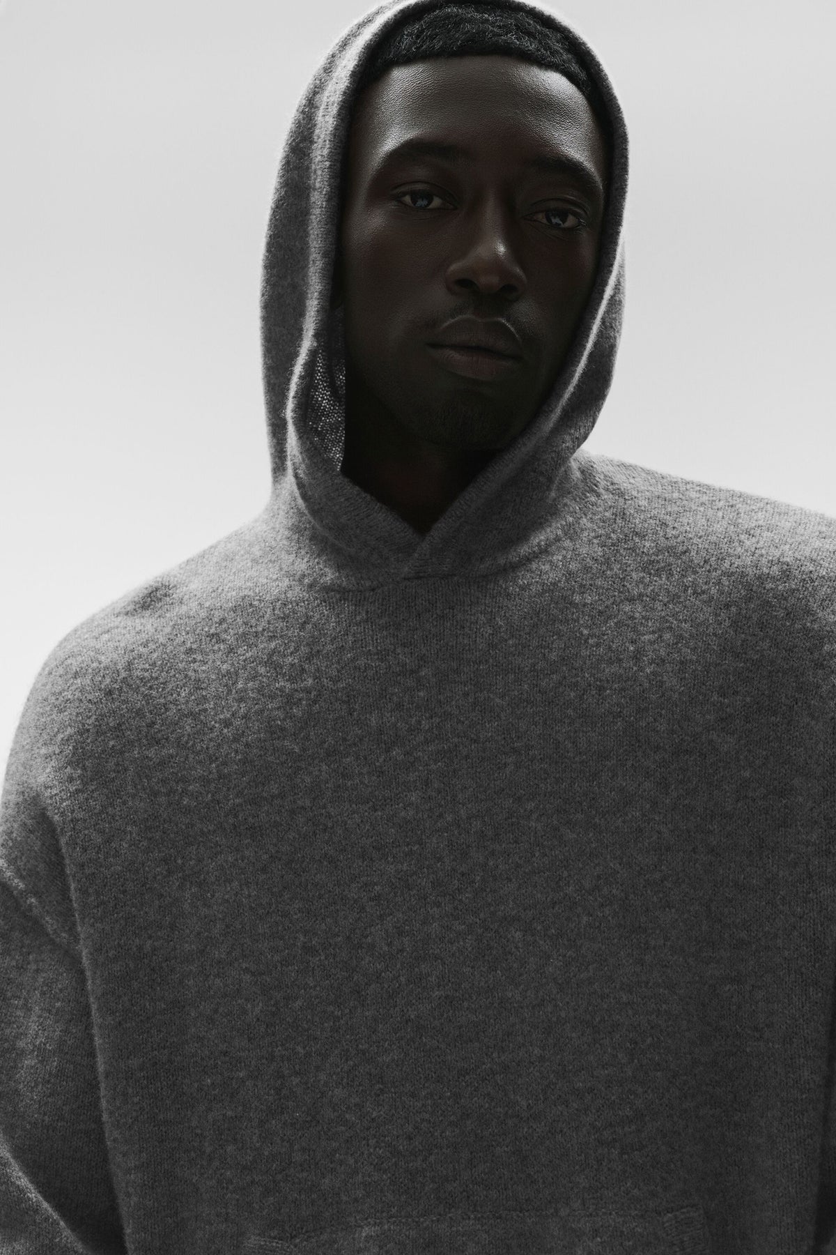 Wool Cashmere New Class Hoodie - Platinum Grey--3