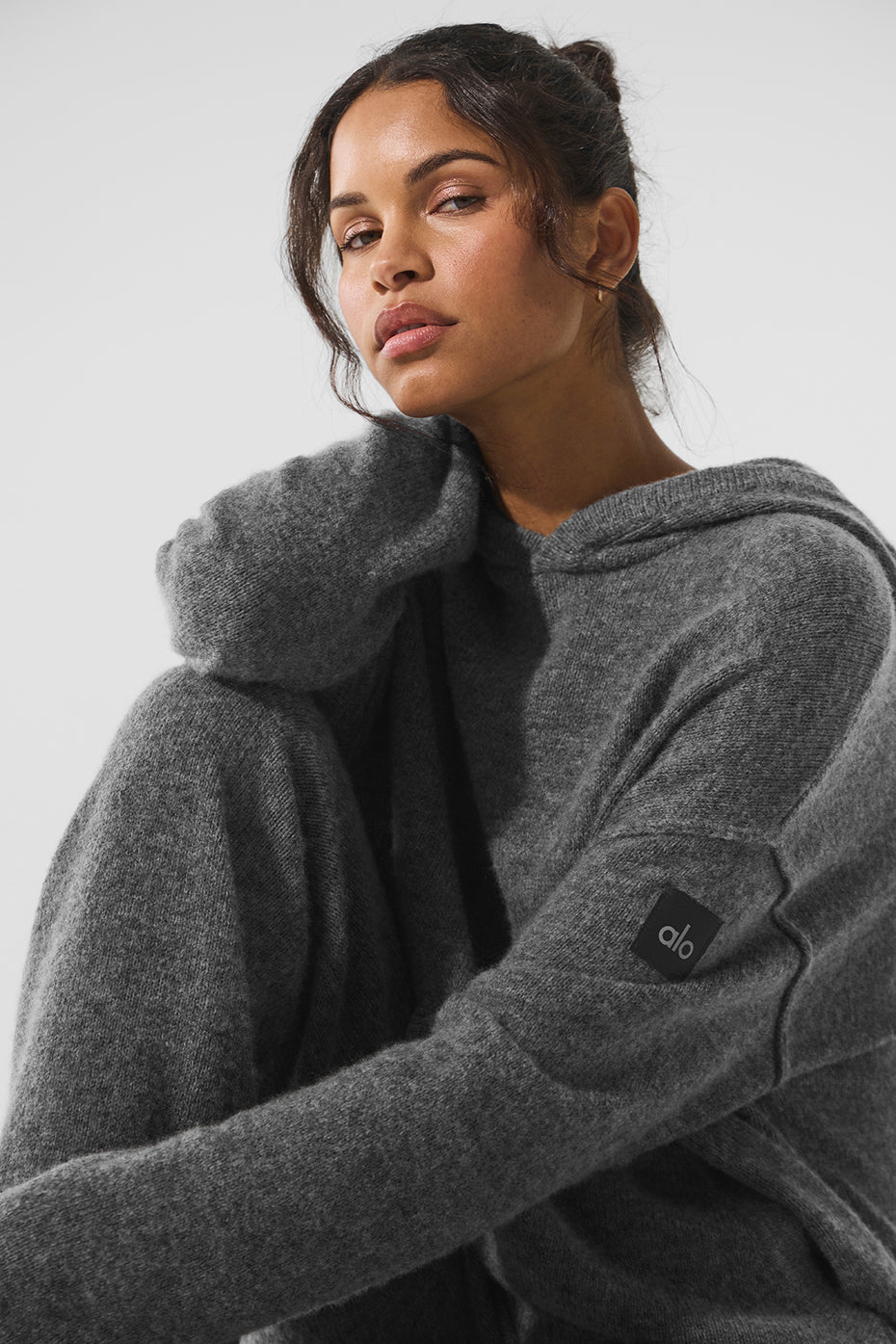 Wool Cashmere New Class Hoodie - Platinum Grey--2