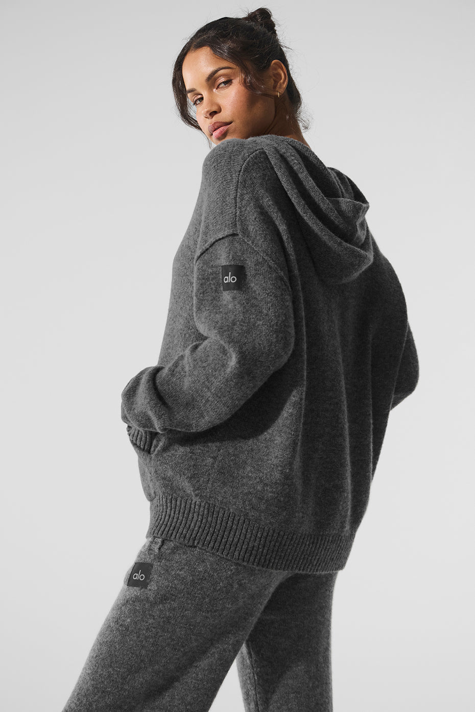 Wool Cashmere New Class Hoodie - Platinum Grey--3