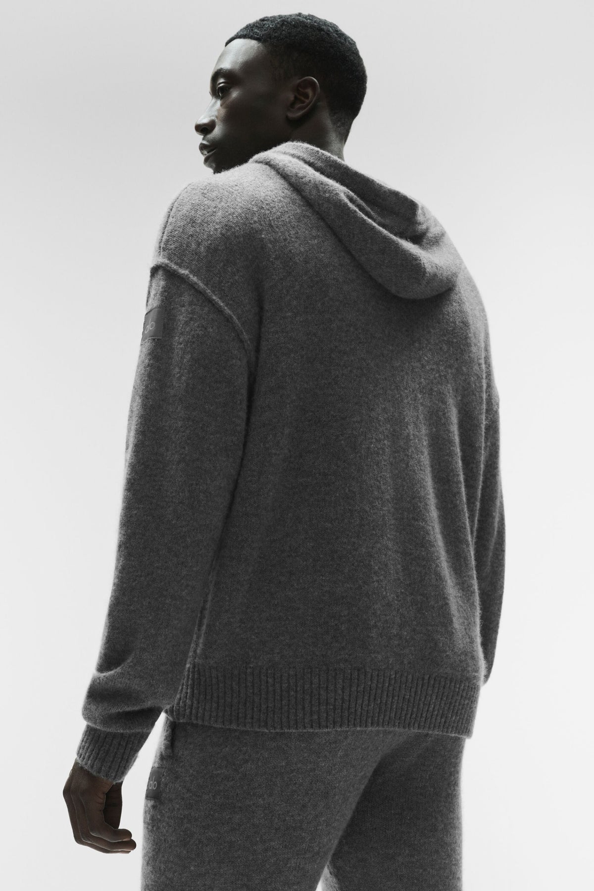 Wool Cashmere New Class Hoodie - Platinum Grey--2