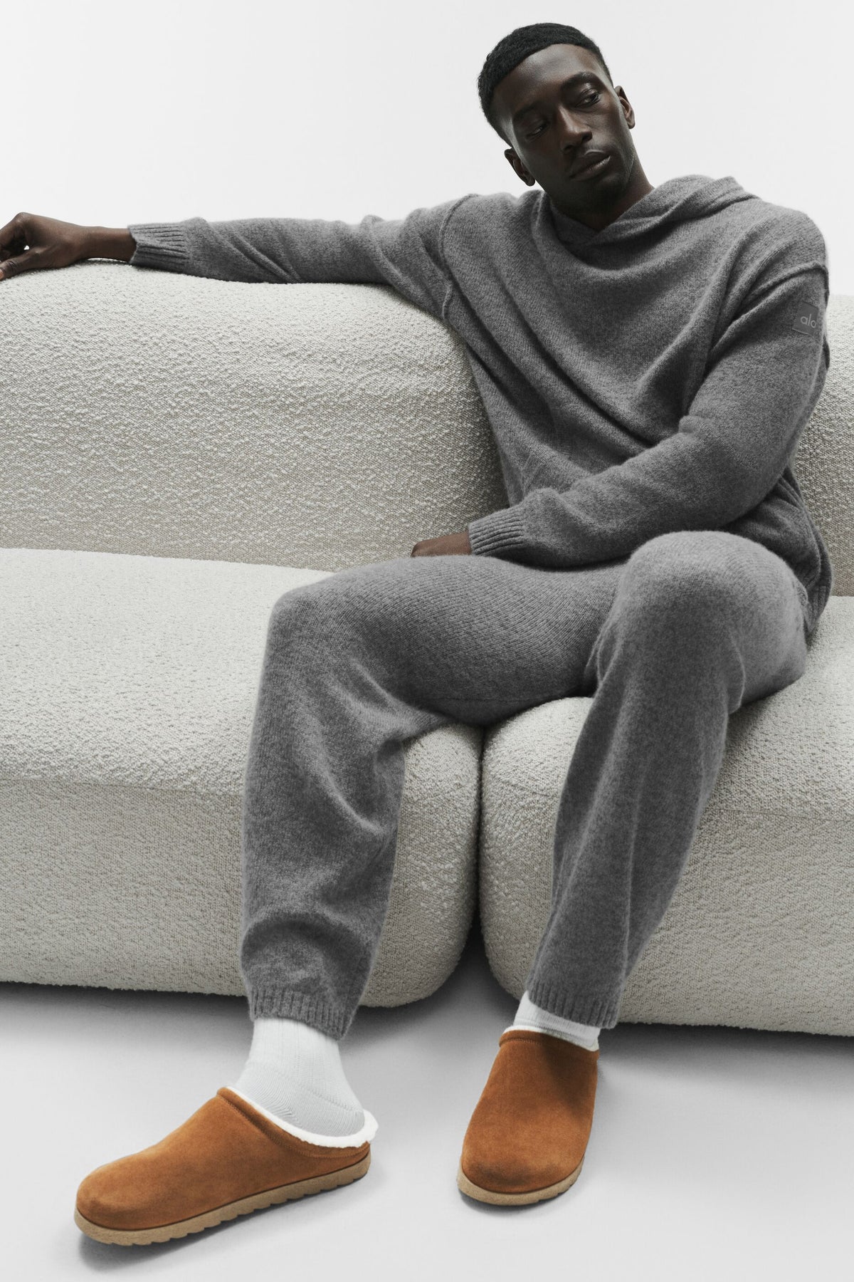 Wool Cashmere New Class Hoodie - Platinum Grey--4