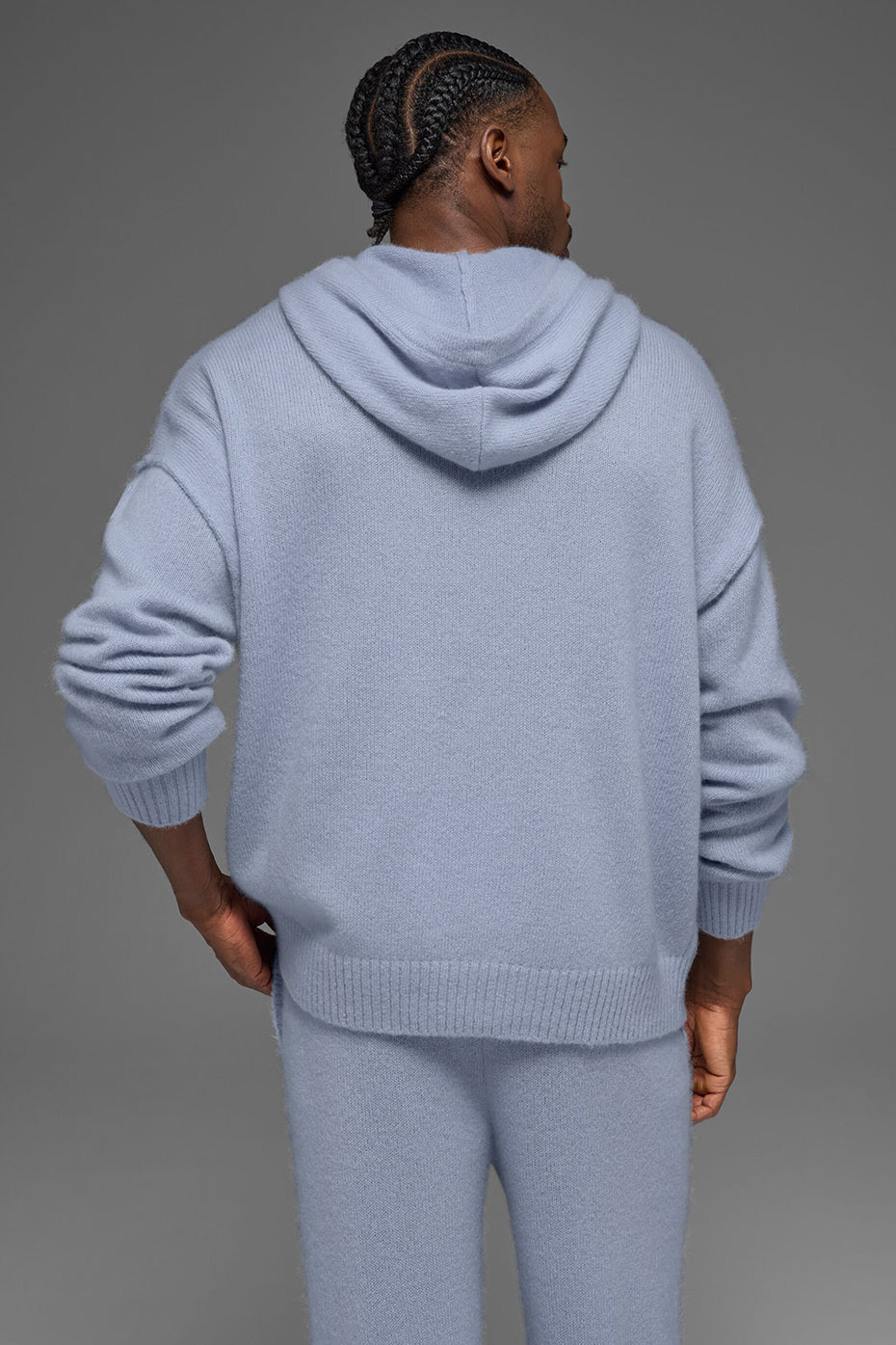 Wool Cashmere New Class Hoodie - Winter Frost--1