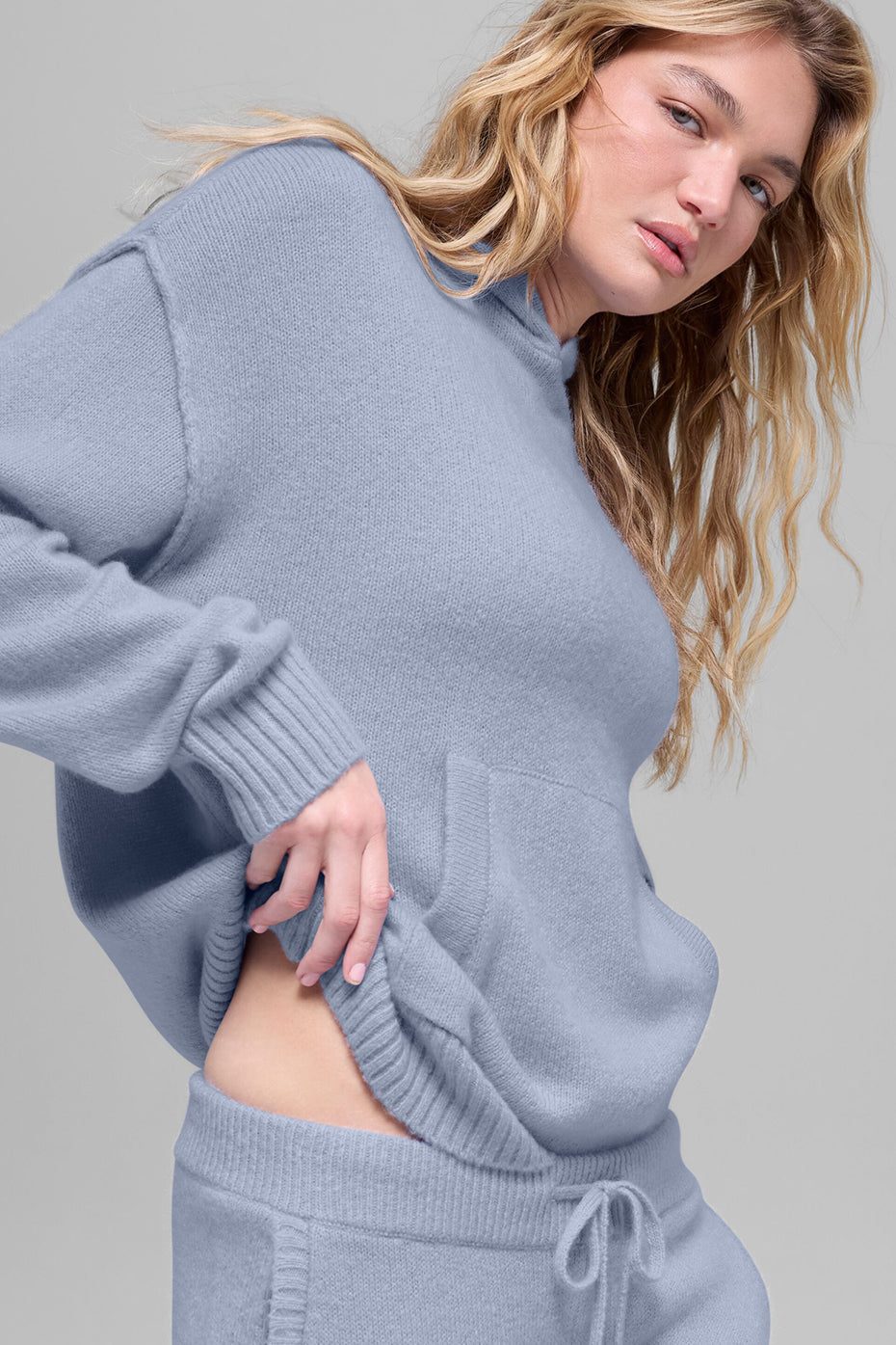 Wool Cashmere New Class Hoodie - Winter Frost--2