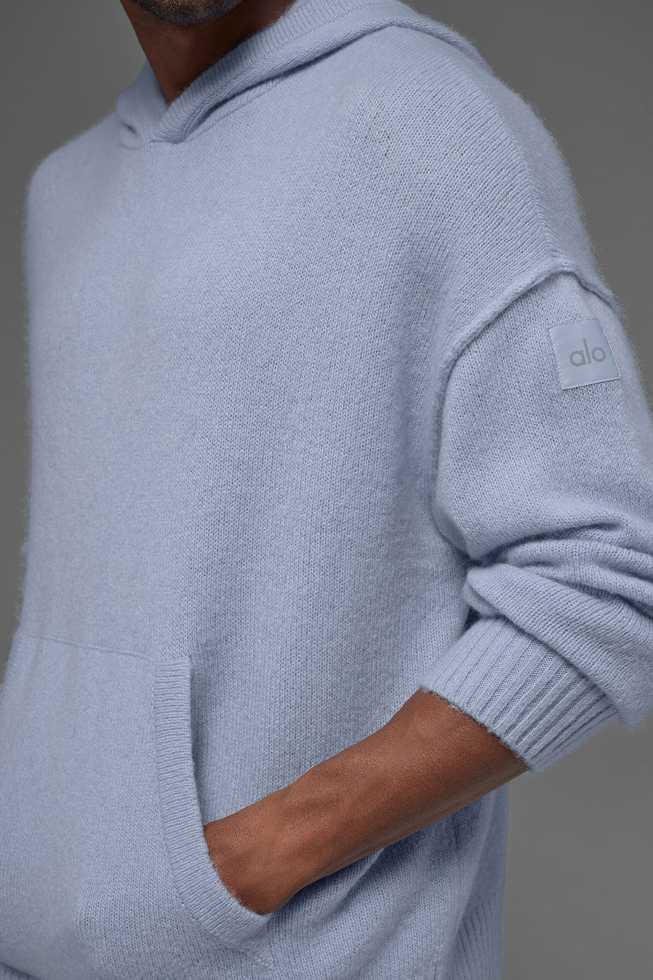Wool Cashmere New Class Hoodie - Winter Frost--2