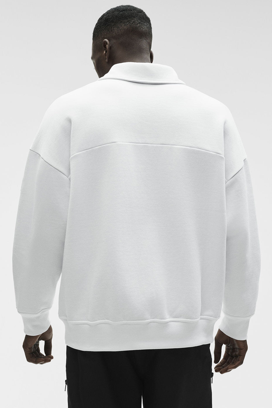 Take It Easy Long Sleeve Henley Pullover - White--3