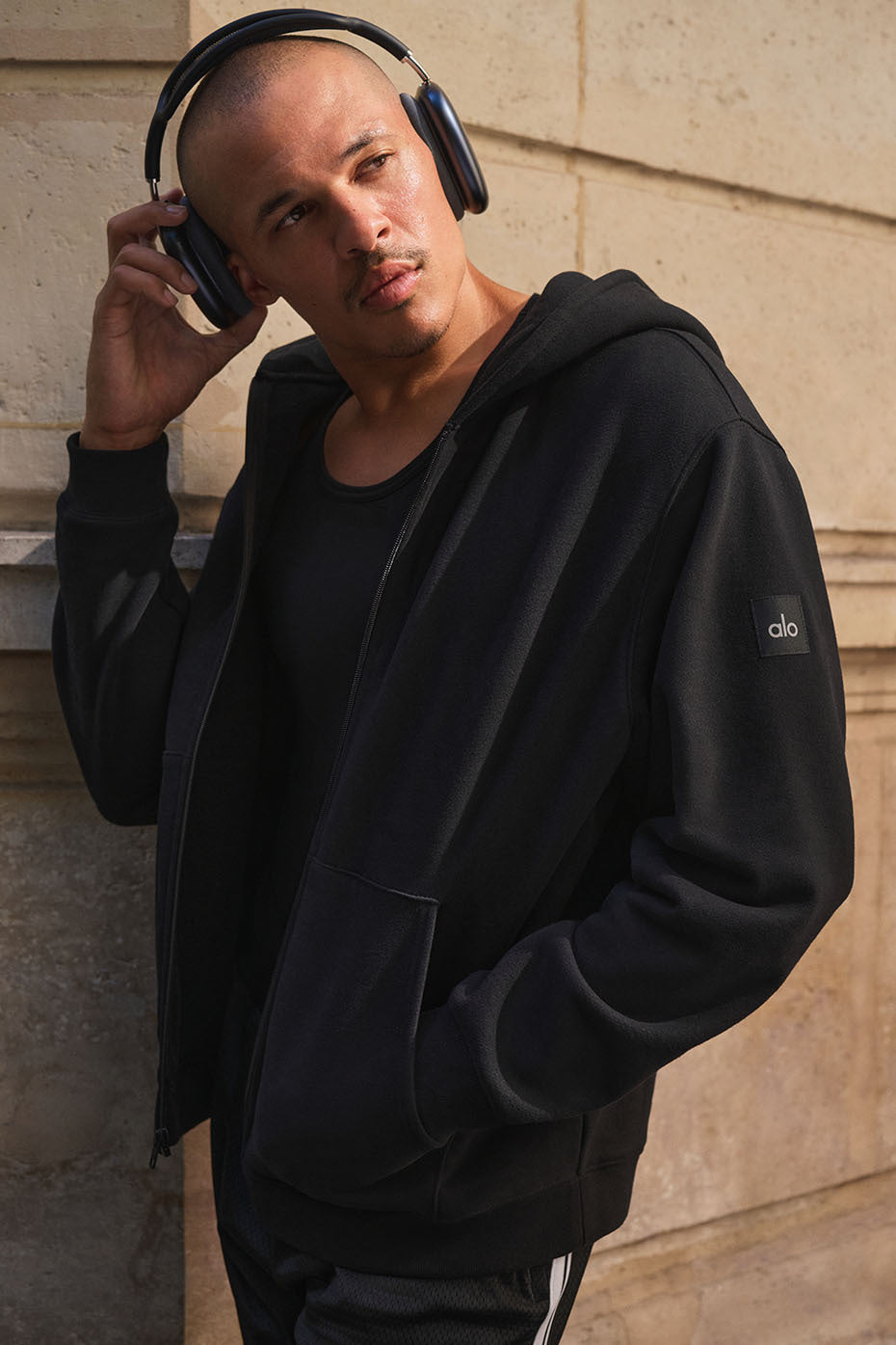 Renown Heavy Weight Full Zip Hoodie - Black--0