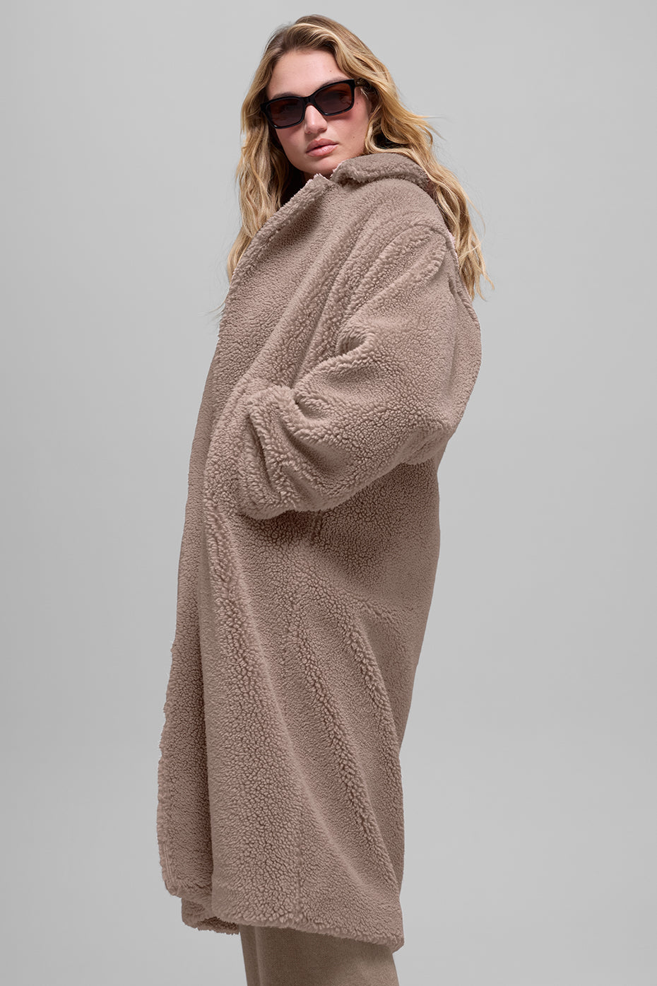 Oversized Sherpa Trench - Chai Latte--2