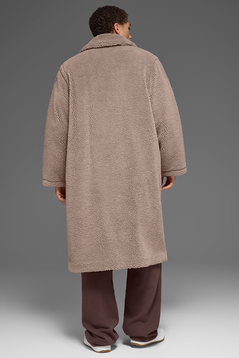 Oversized Sherpa Trench - Chai Latte--2
