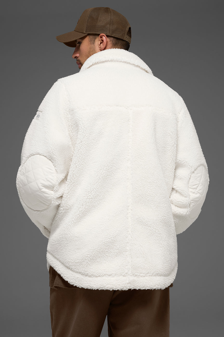 Sherpa Edge Shacket - Ivory--2