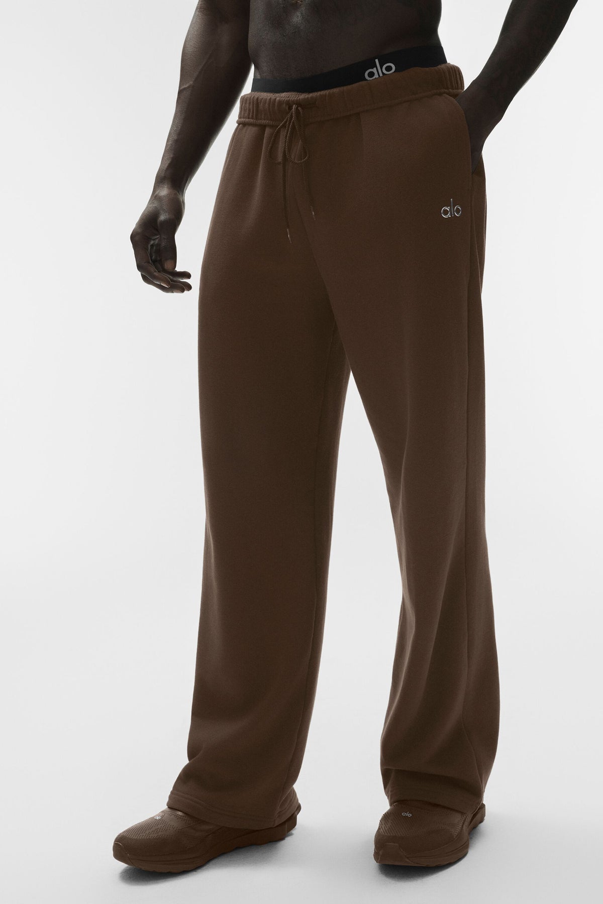 Accolade Straight Leg Sweatpant - Espresso--1