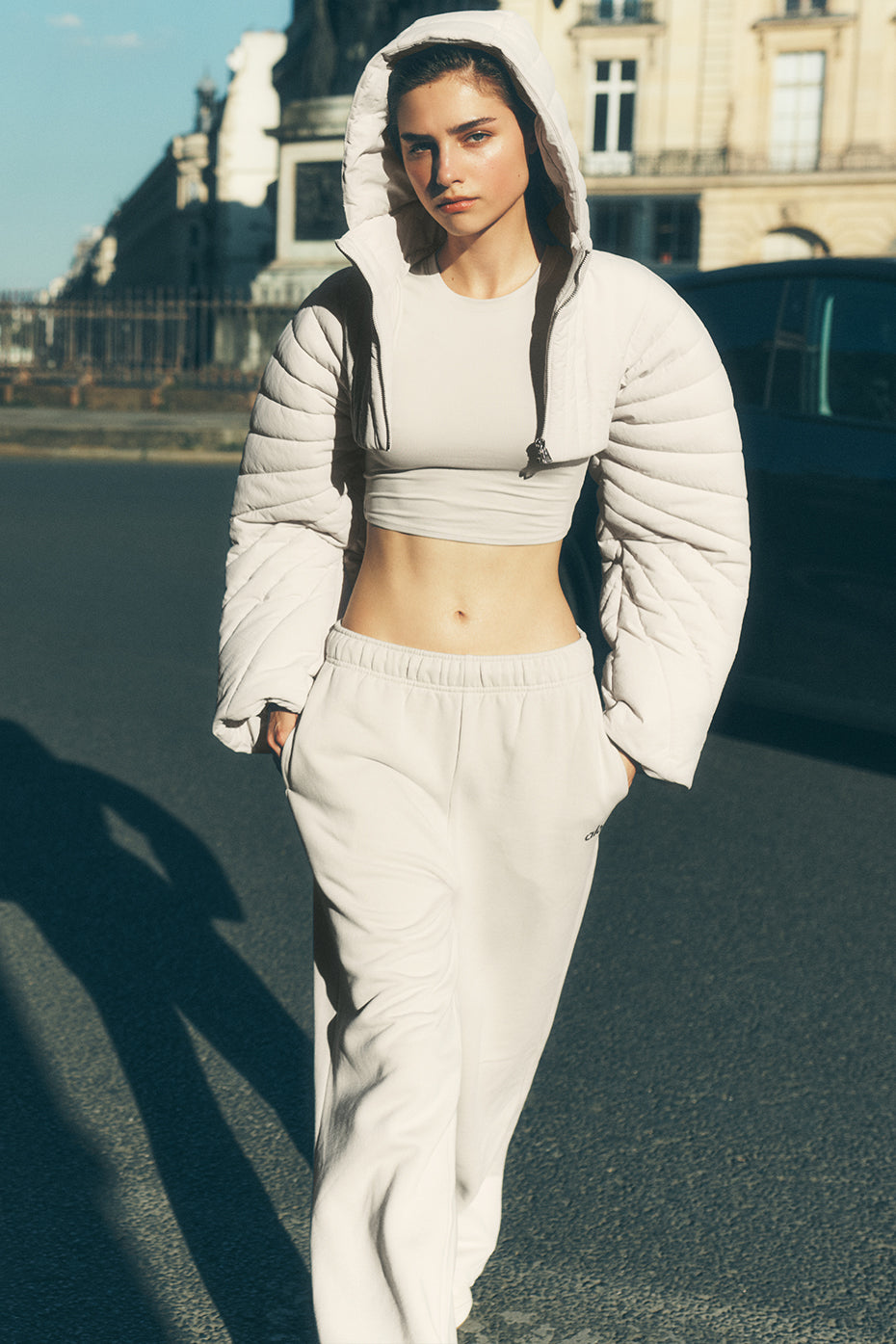 Accolade Straight Leg Sweatpant - Bone--0