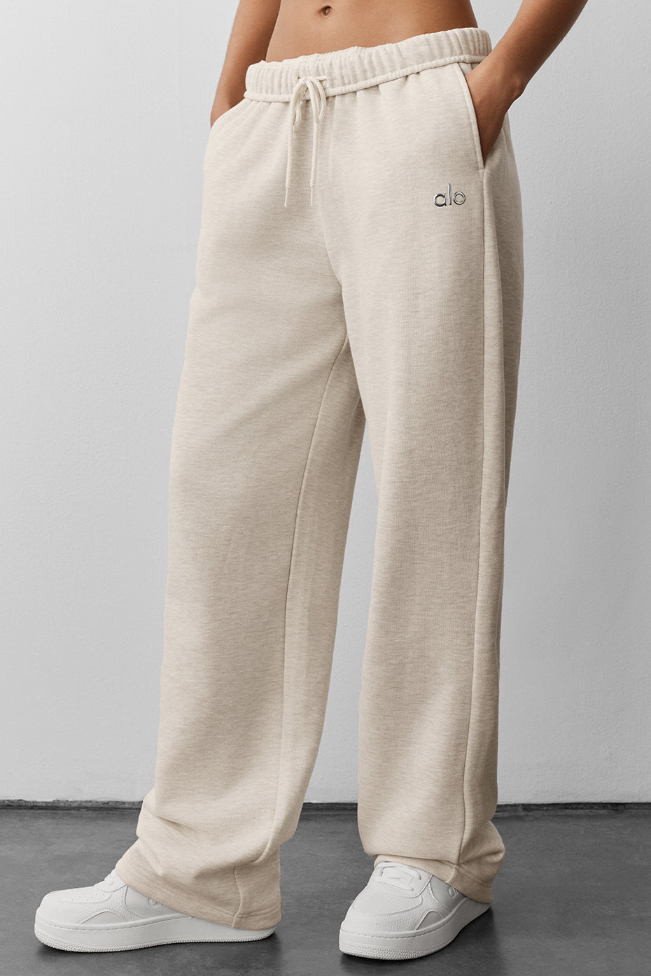 Accolade Straight Leg Sweatpant - Oatmeal Heather--3