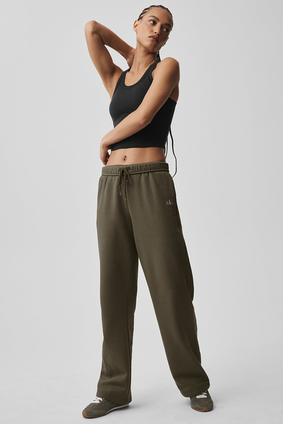 Accolade Straight Leg Sweatpant - Olive Tree--5