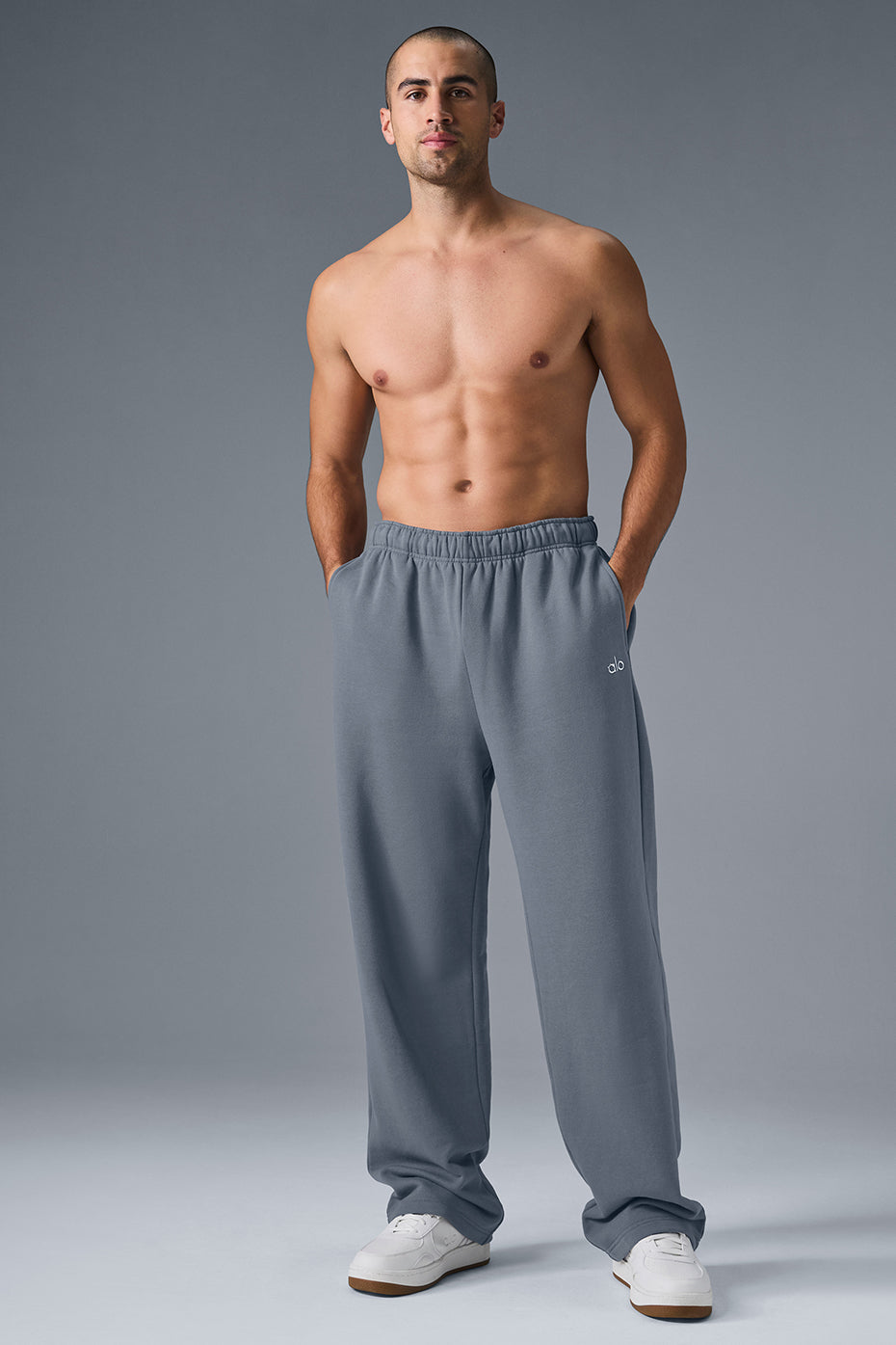 Accolade Straight Leg Sweatpant - Steel Grey--4