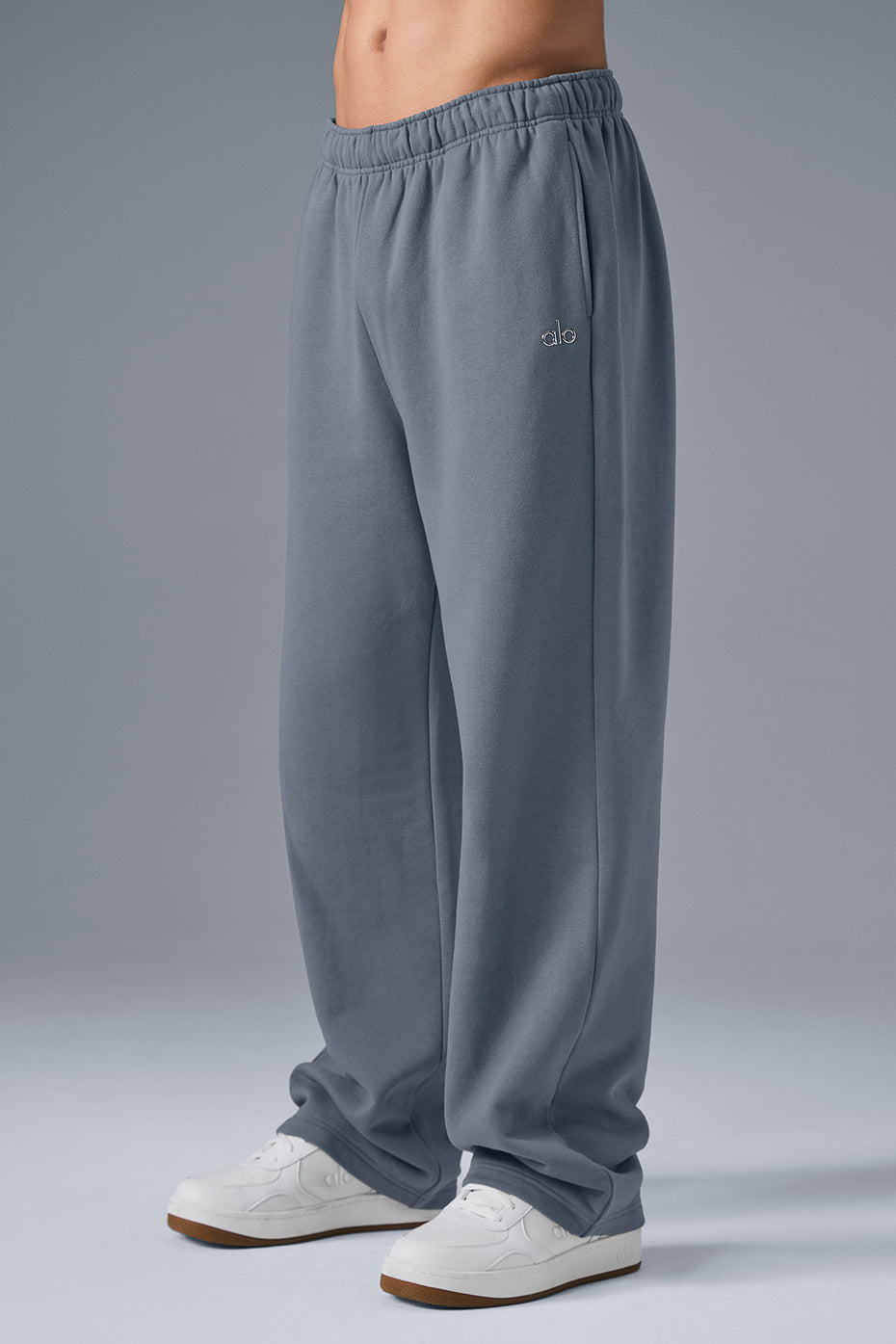 Accolade Straight Leg Sweatpant - Steel Grey--2