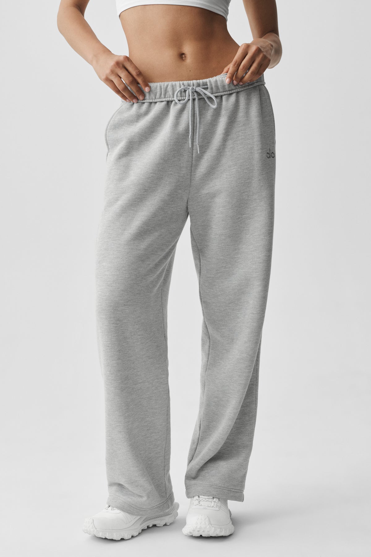 Accolade Straight Leg Sweatpant - Athletic Heather Grey--1