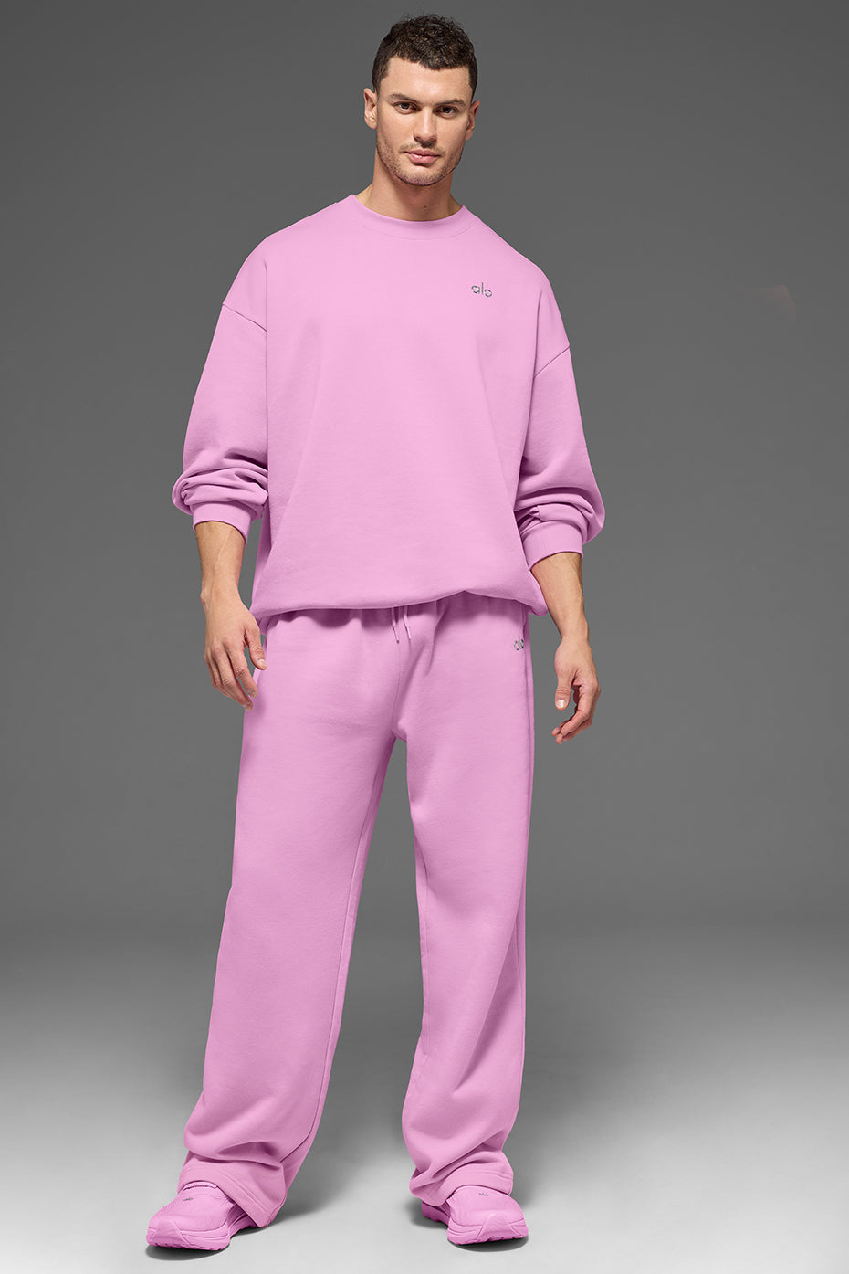 Accolade Straight Leg Sweatpant - Candy Heart Pink--3