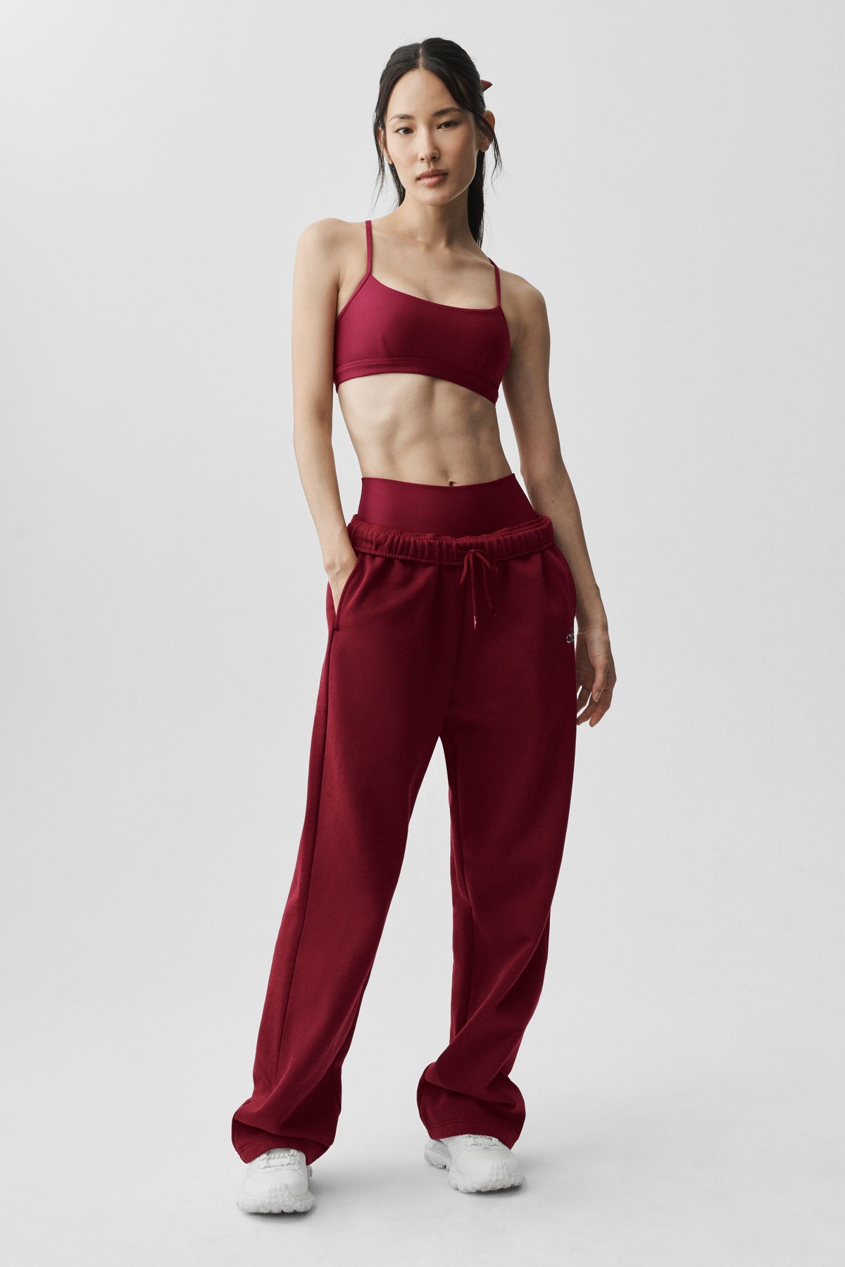 Accolade Straight Leg Sweatpant - Summer Romance Red--4