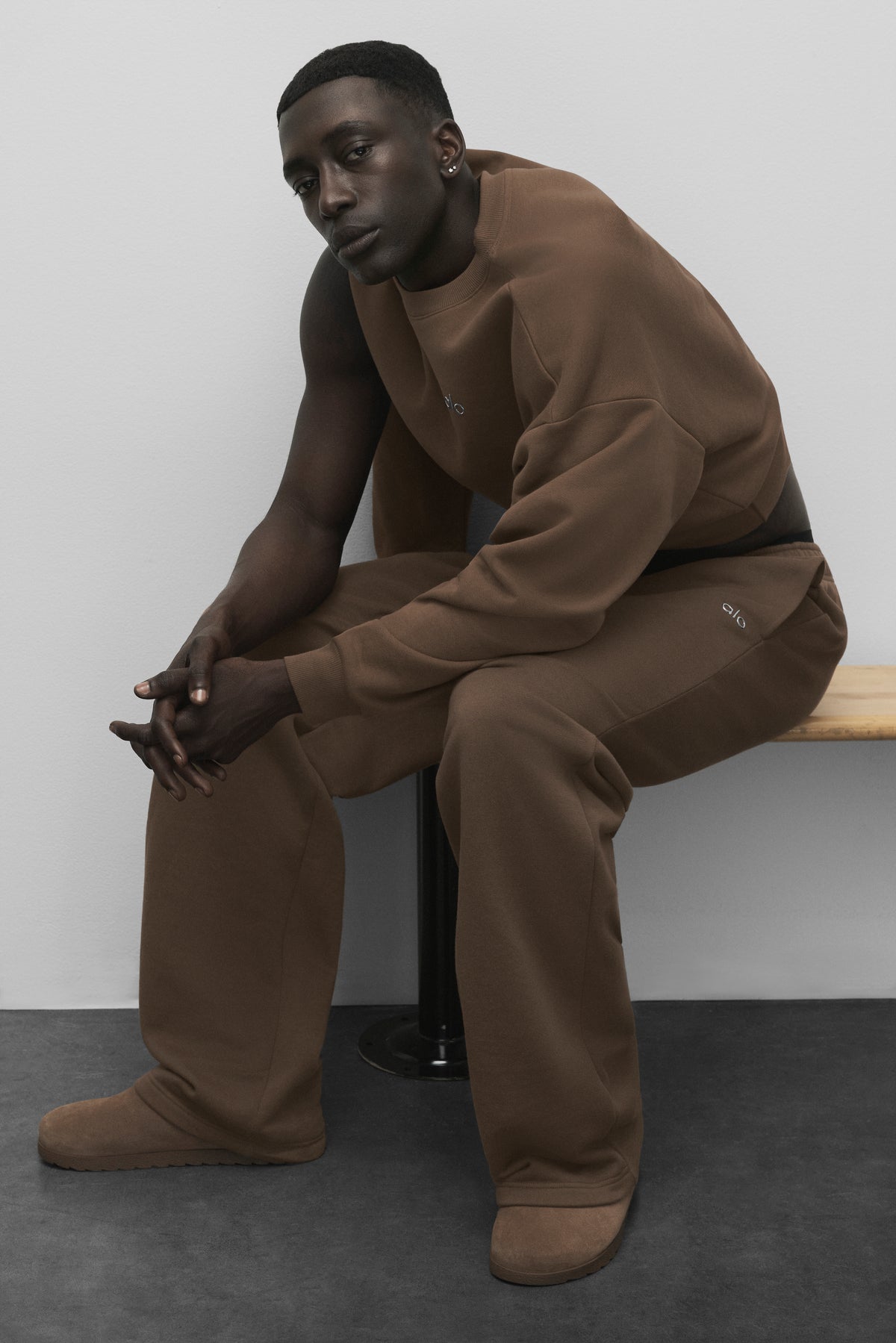 Accolade Straight Leg Sweatpant - Java Brown--3