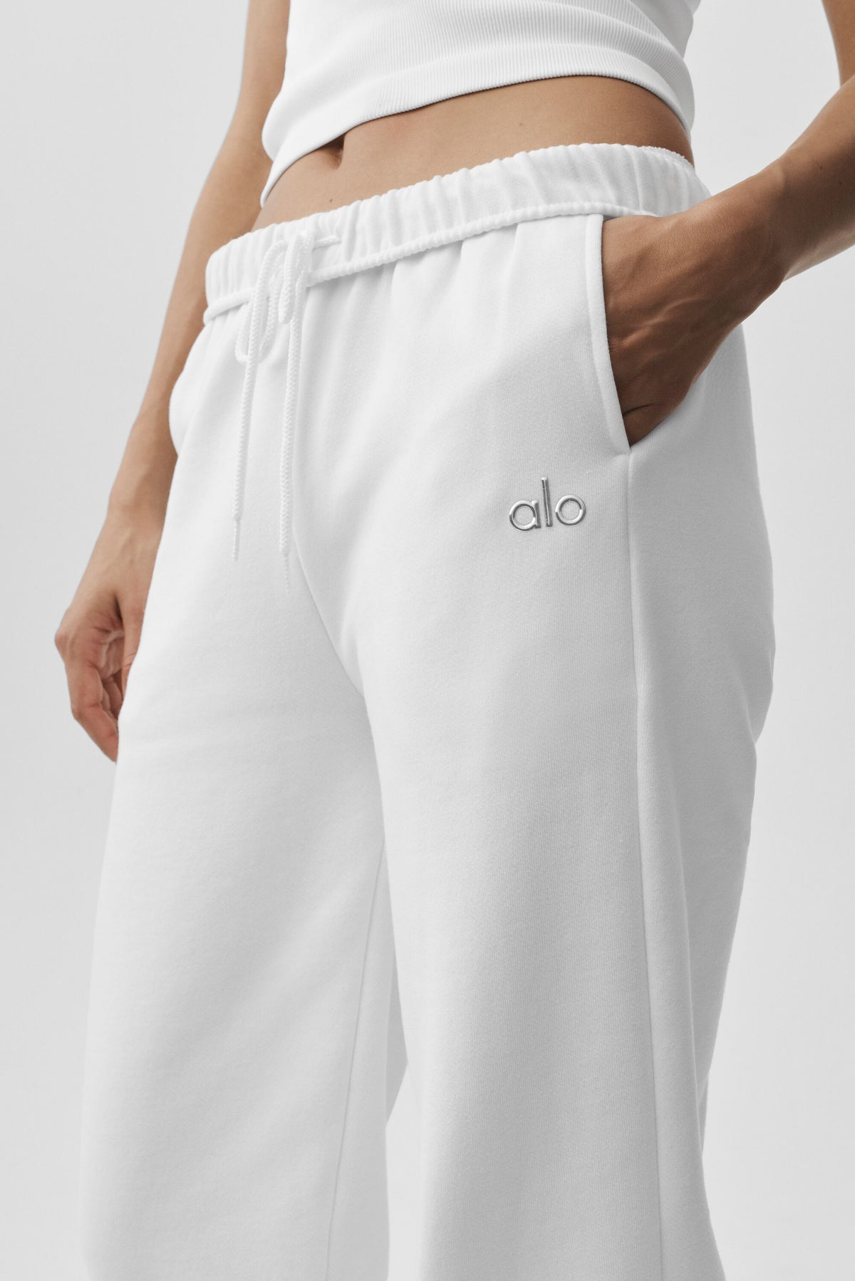 Accolade Sweatpant - White--3