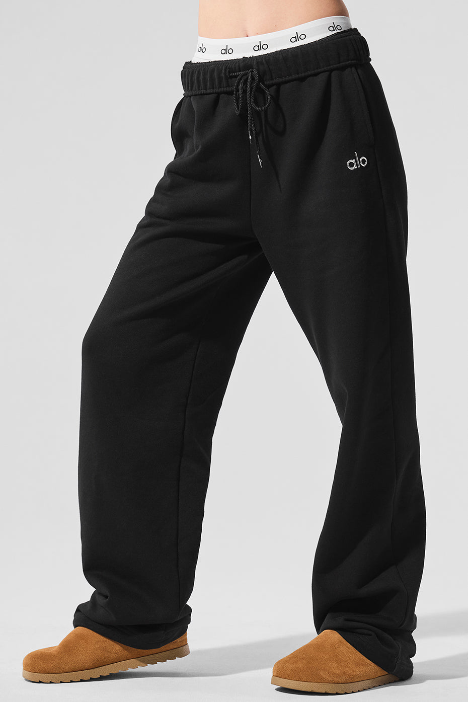 Accolade Straight Leg Sweatpant - Black--3