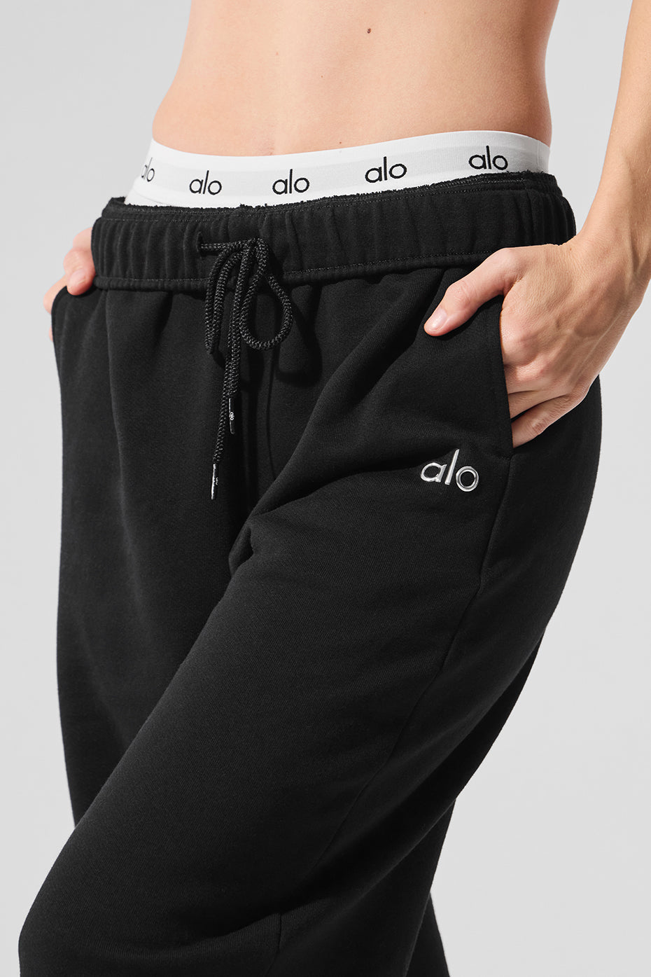 Accolade Straight Leg Sweatpant - Black--4