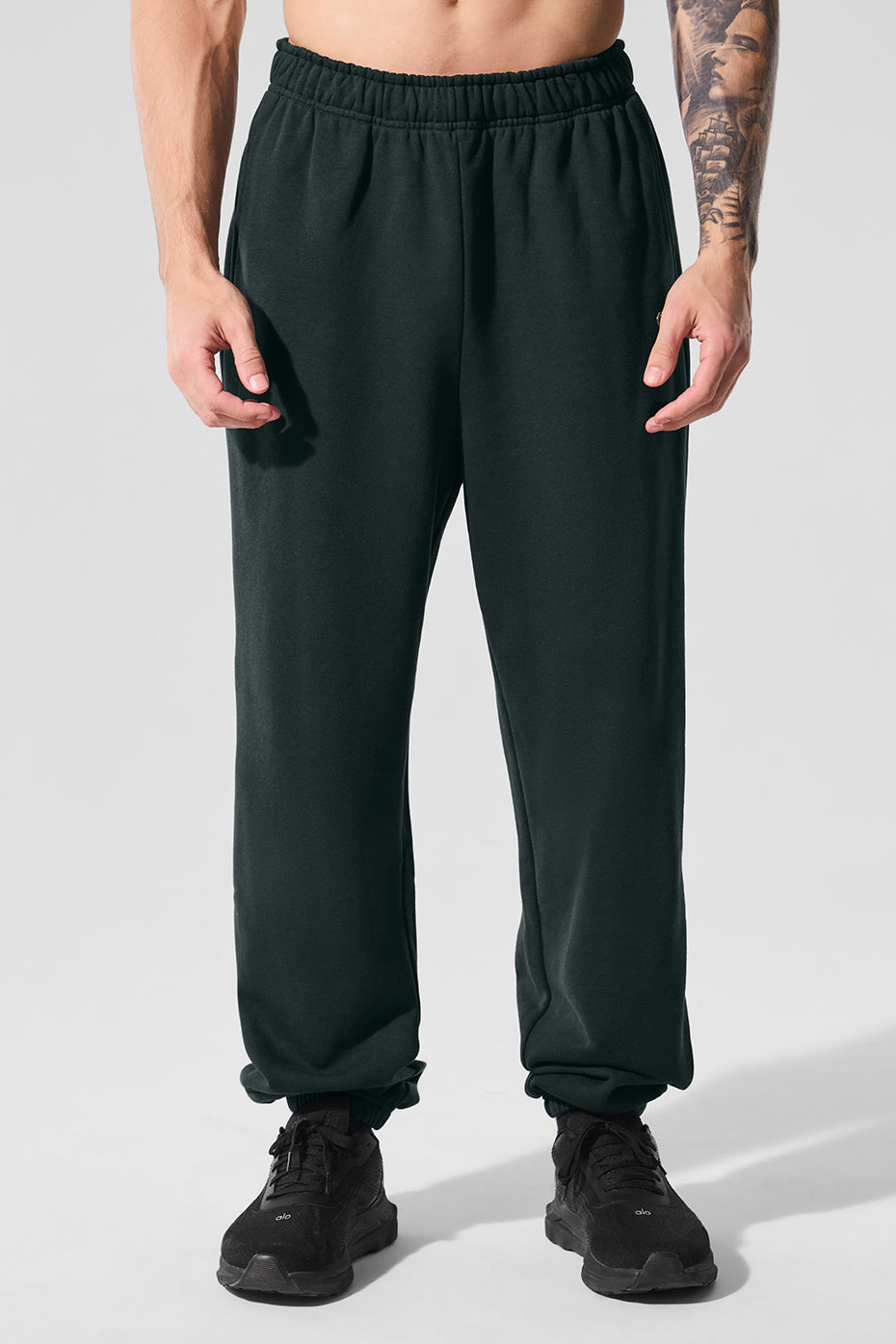 Accolade Sweatpant - Charcoal Green--0