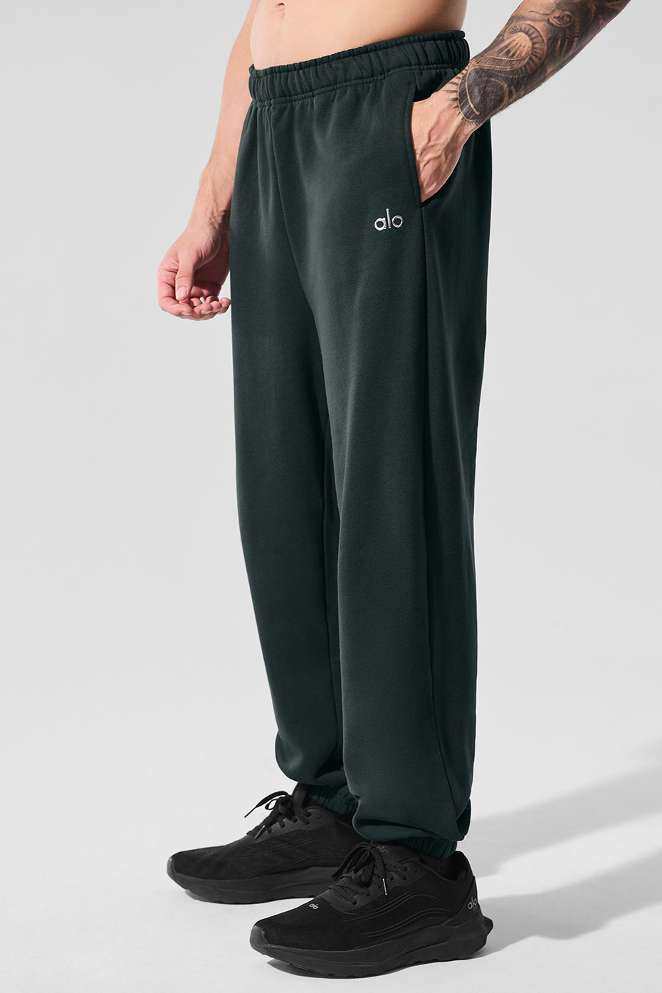 Accolade Sweatpant - Charcoal Green--3
