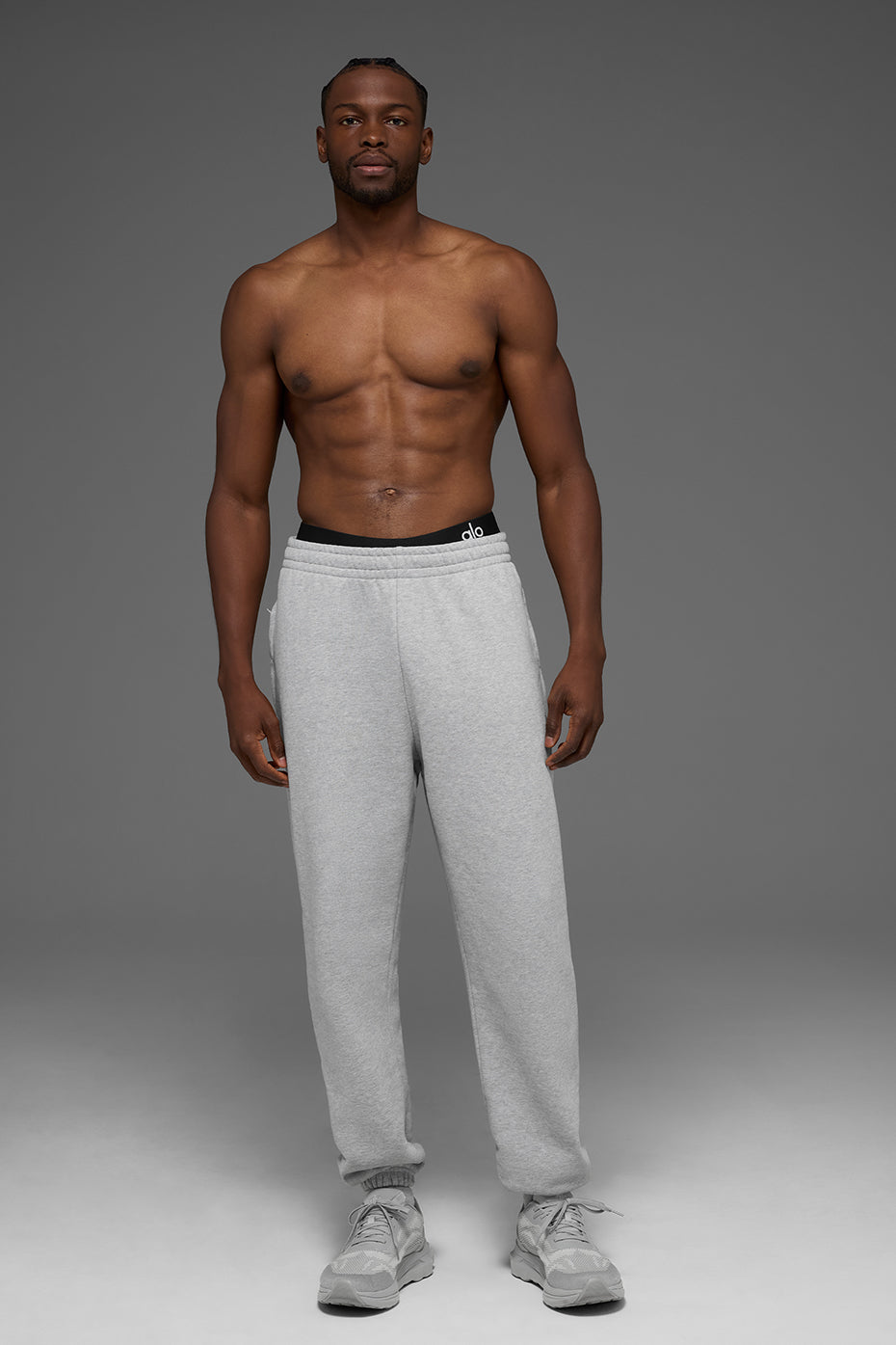 Cuffed Renown Heavy Weight Sweatpant - Athletic Heather Grey--3