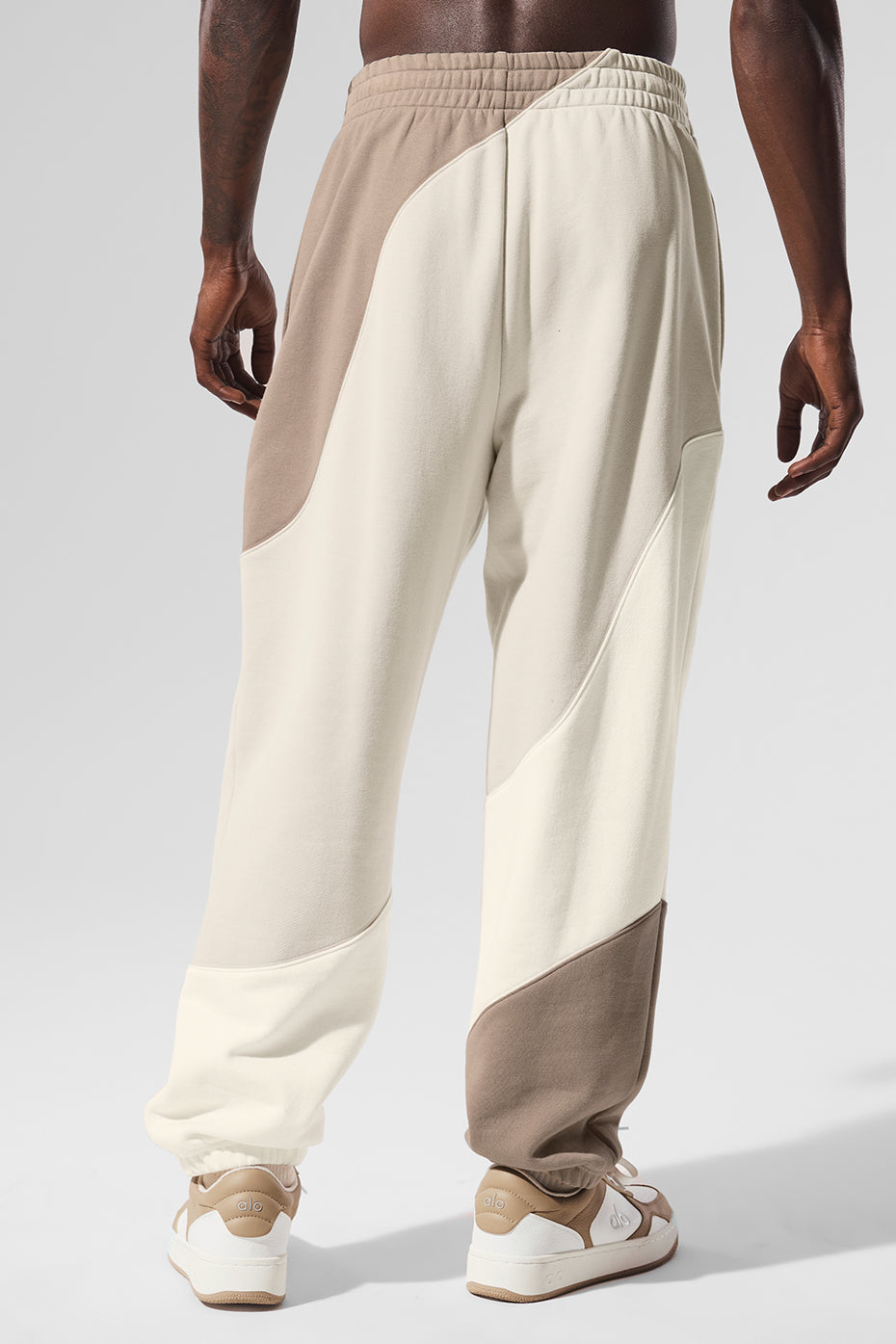 Make Waves Sweatpant - Ivory/Bone/Gravel--1