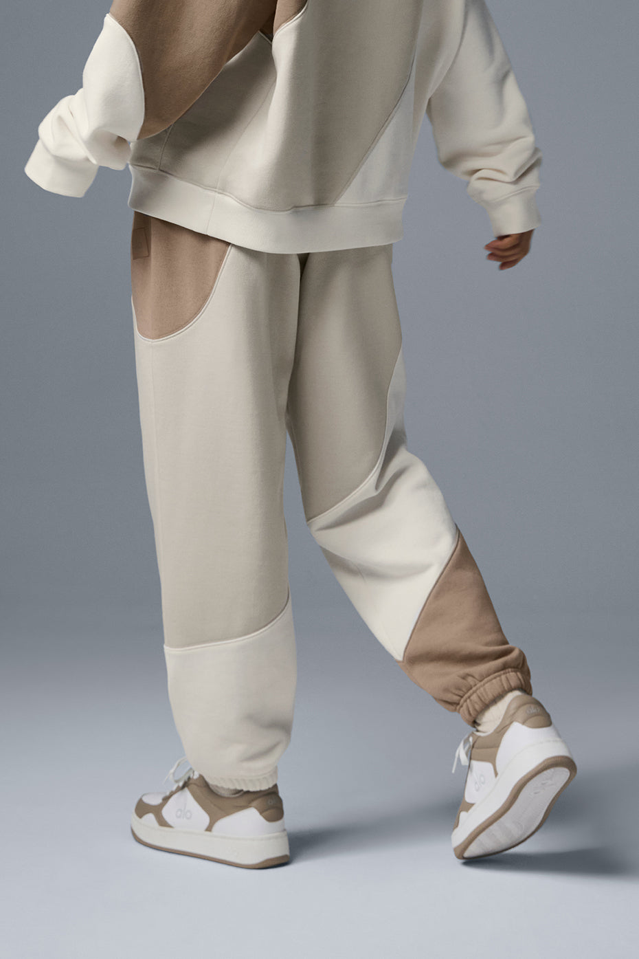 Make Waves Sweatpant - Ivory/Bone/Gravel--1
