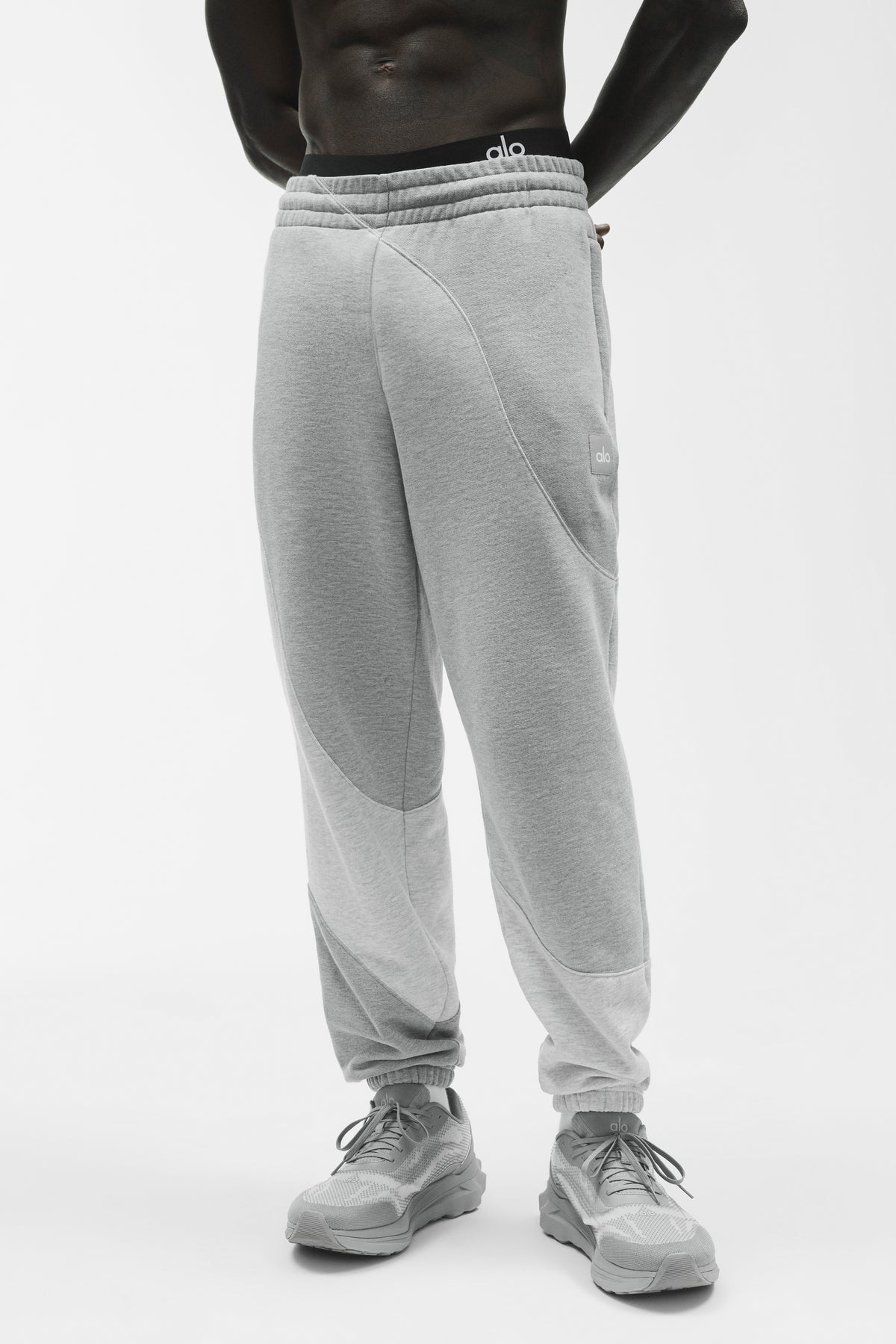 Make Waves Sweatpant - Athletic Heather Grey Tonal--1