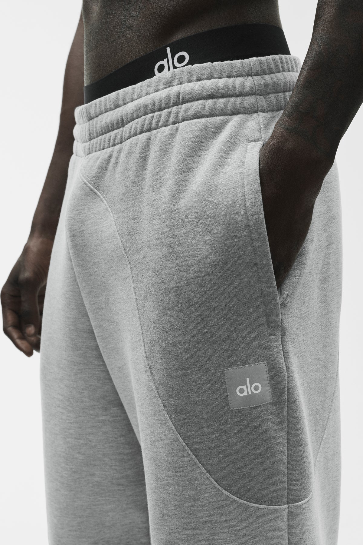 Make Waves Sweatpant - Athletic Heather Grey Tonal--2