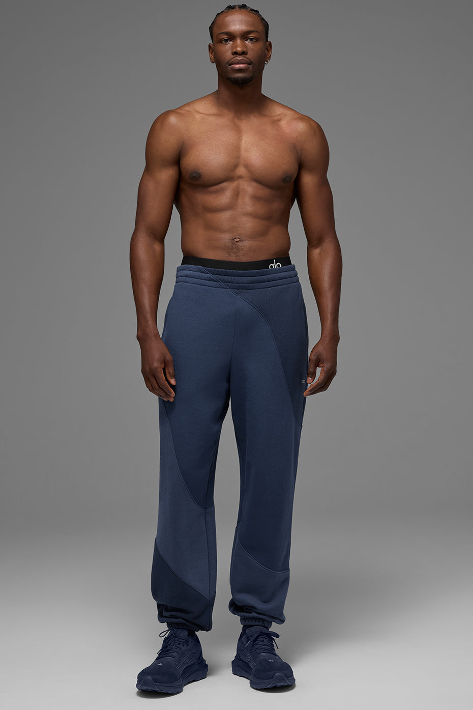 Make Waves Sweatpant - Navy Tonal--3