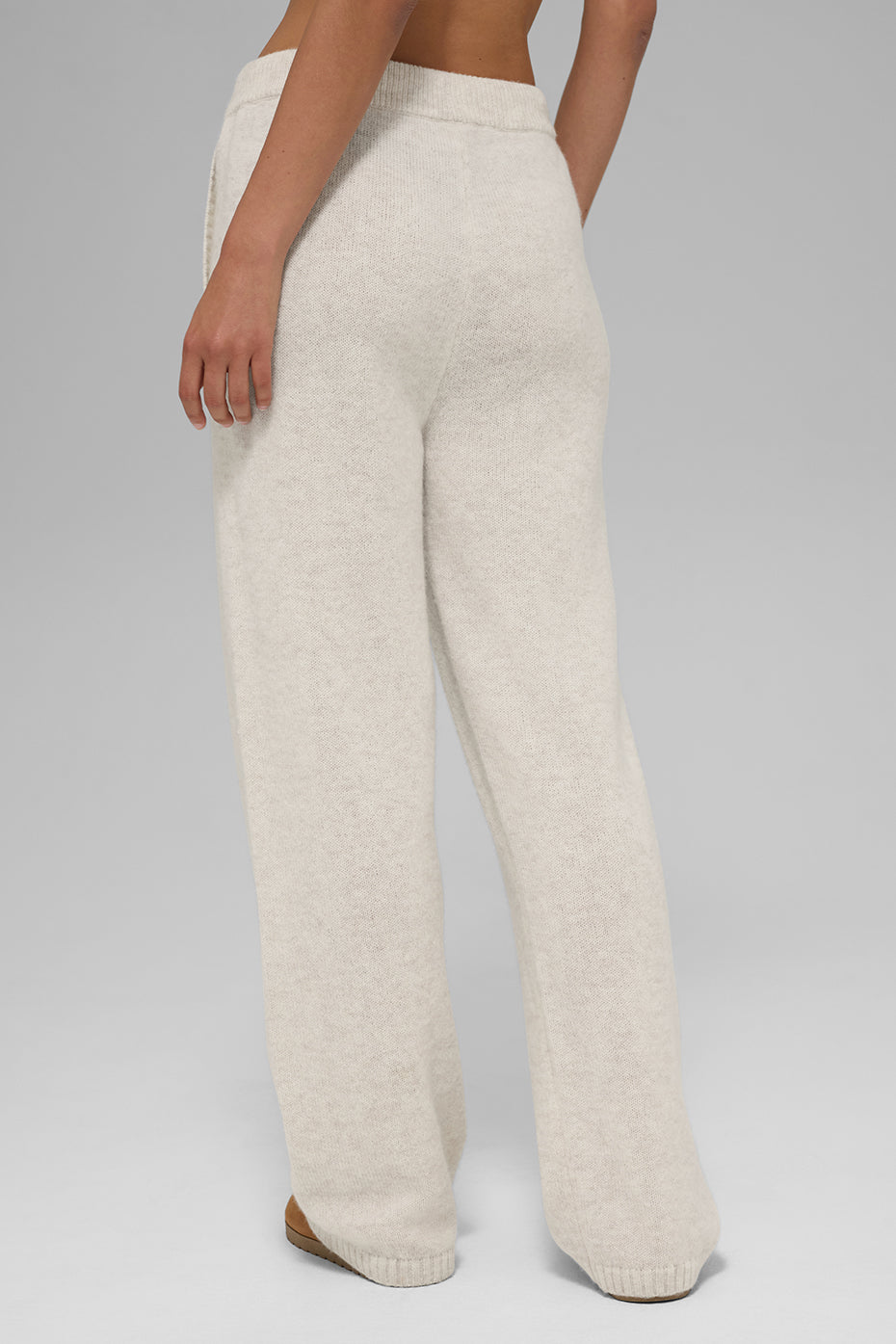 Wool Cashmere New Class Sweatpant - Bone Heather--2