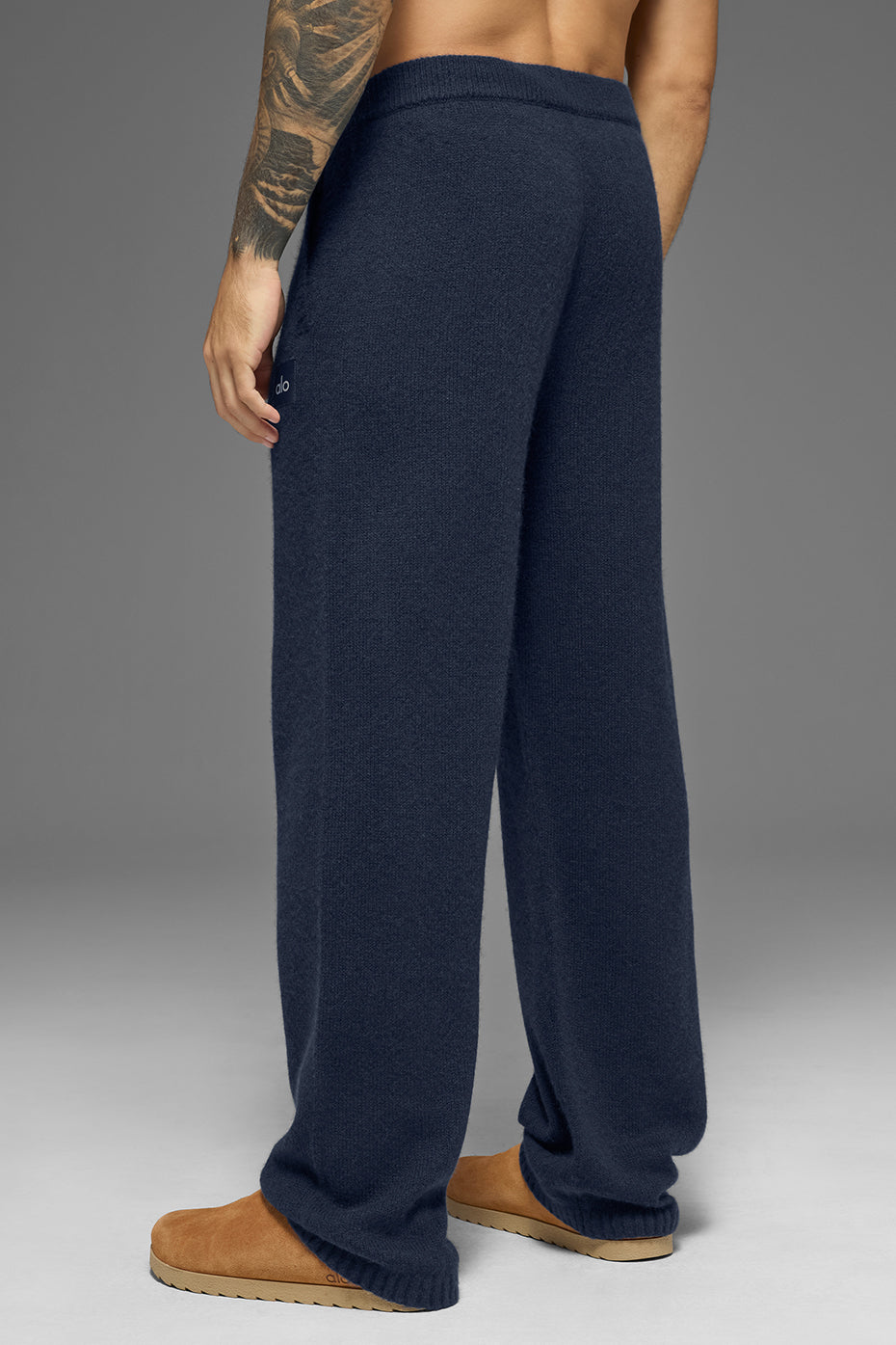 Wool Cashmere New Class Sweatpant - Navy--2