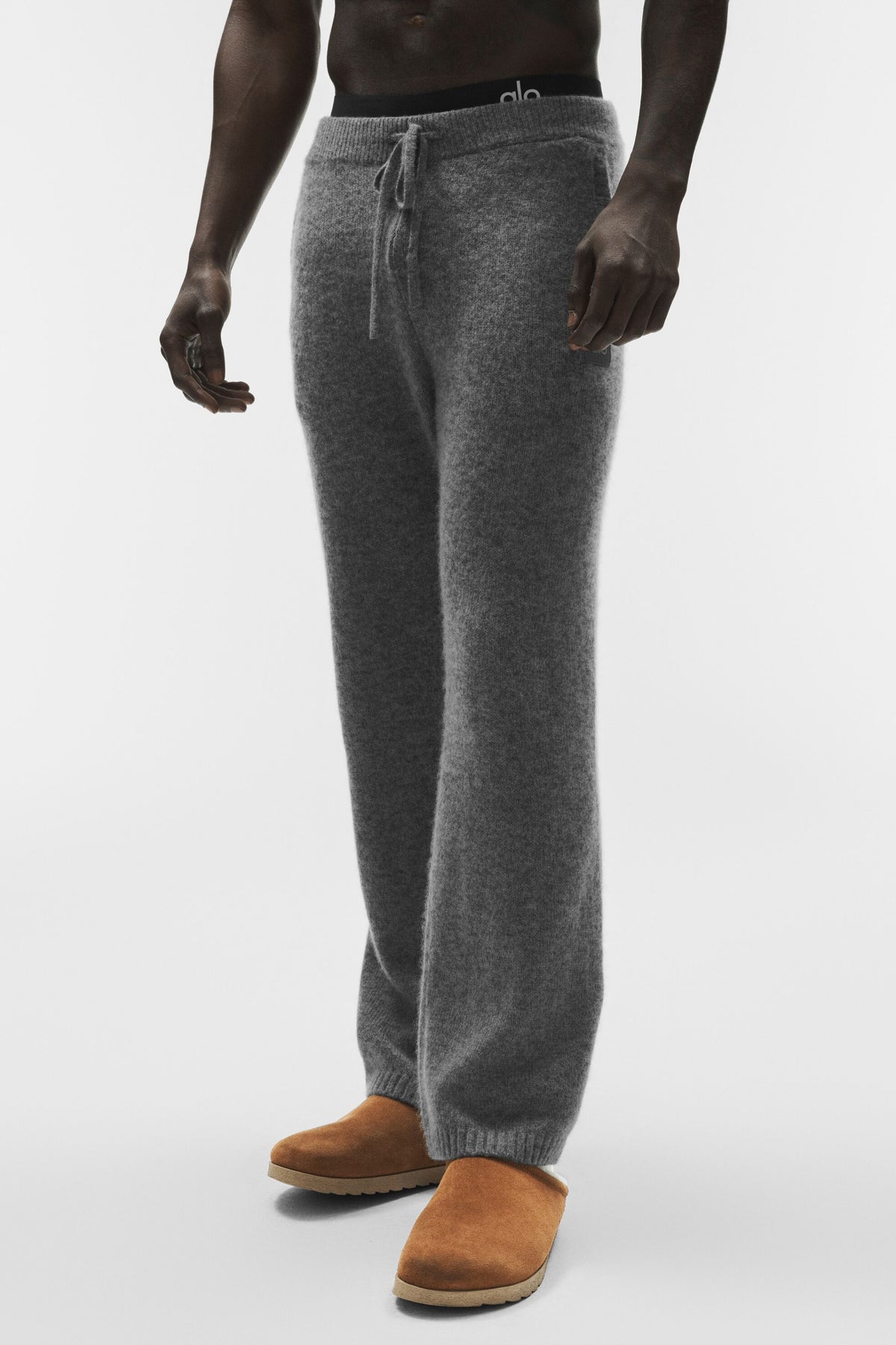 Wool Cashmere New Class Sweatpant - Platinum Grey--2