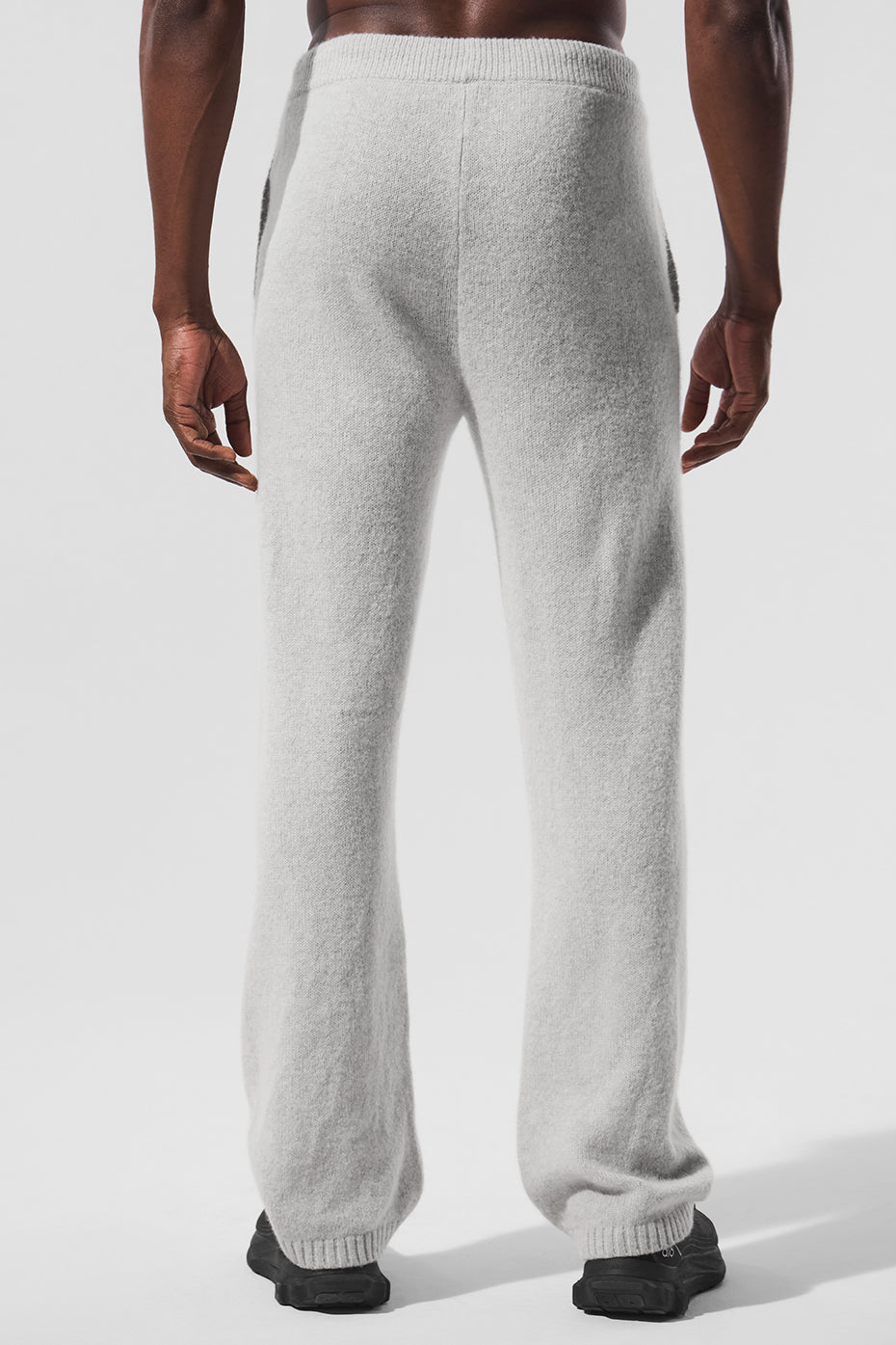 Wool Cashmere New Class Sweatpant - Pearl Grey Heather--2