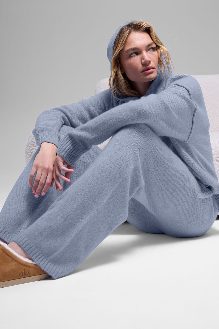 Wool Cashmere New Class Sweatpant - Winter Frost--3