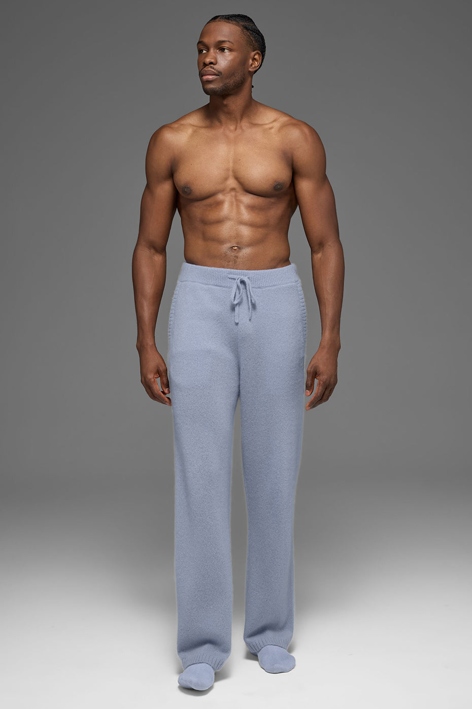 Wool Cashmere New Class Sweatpant - Winter Frost--1