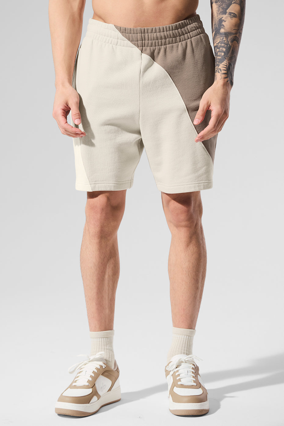 7" Make Waves Short - Ivory/Bone/Gravel--0