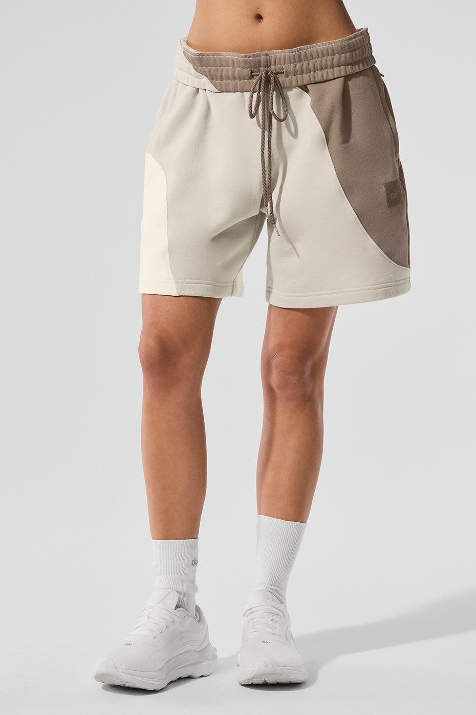 7" Make Waves Short - Ivory/Bone/Gravel--0