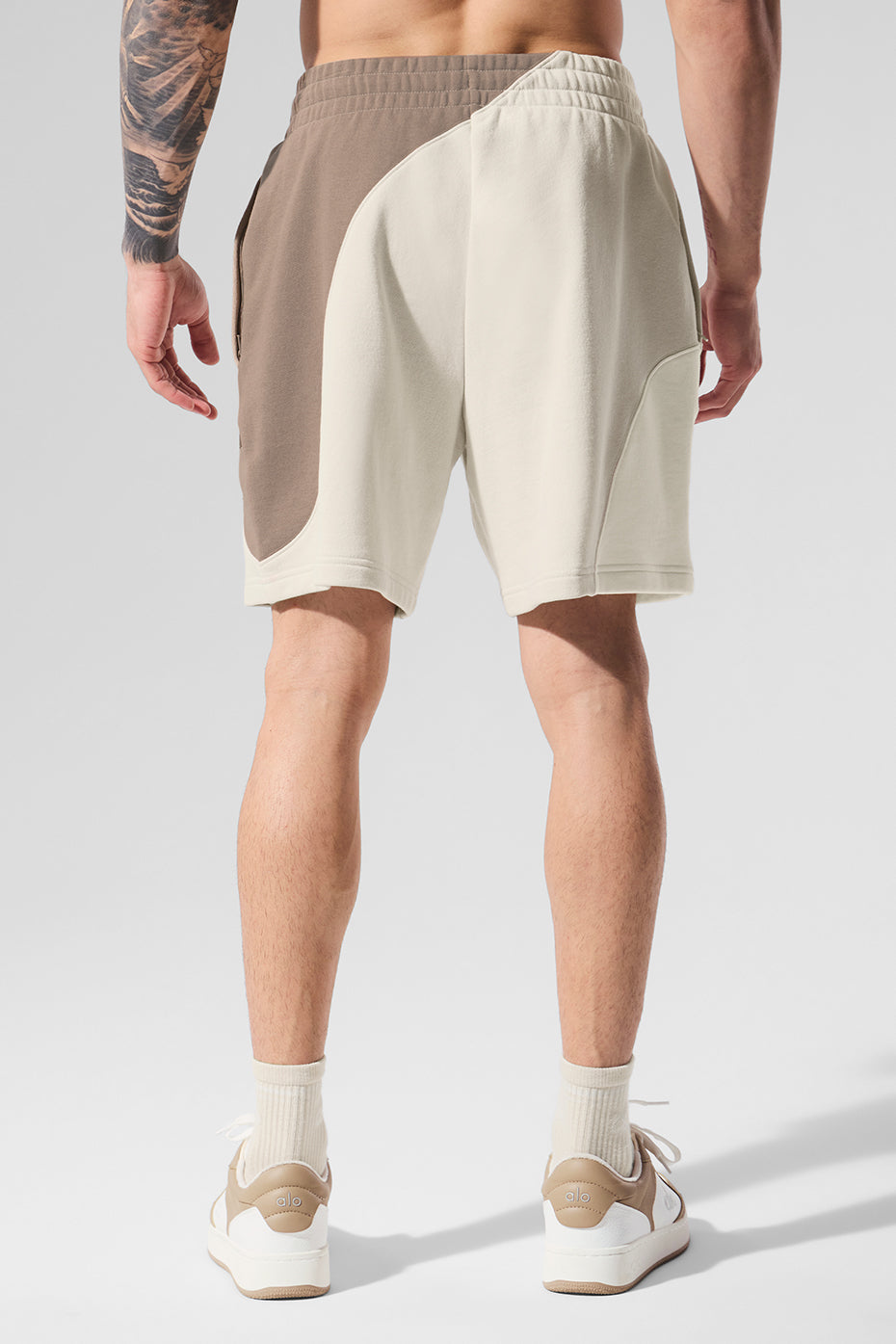7" Make Waves Short - Ivory/Bone/Gravel--1