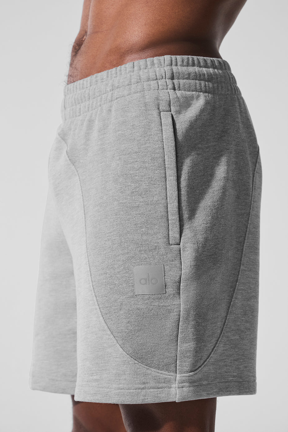 7" Make Waves Short - Athletic Heather Grey Tonal--2