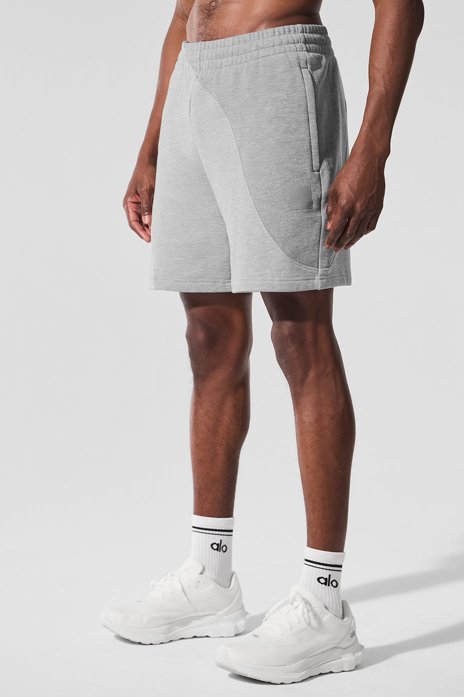 7" Make Waves Short - Athletic Heather Grey Tonal--3