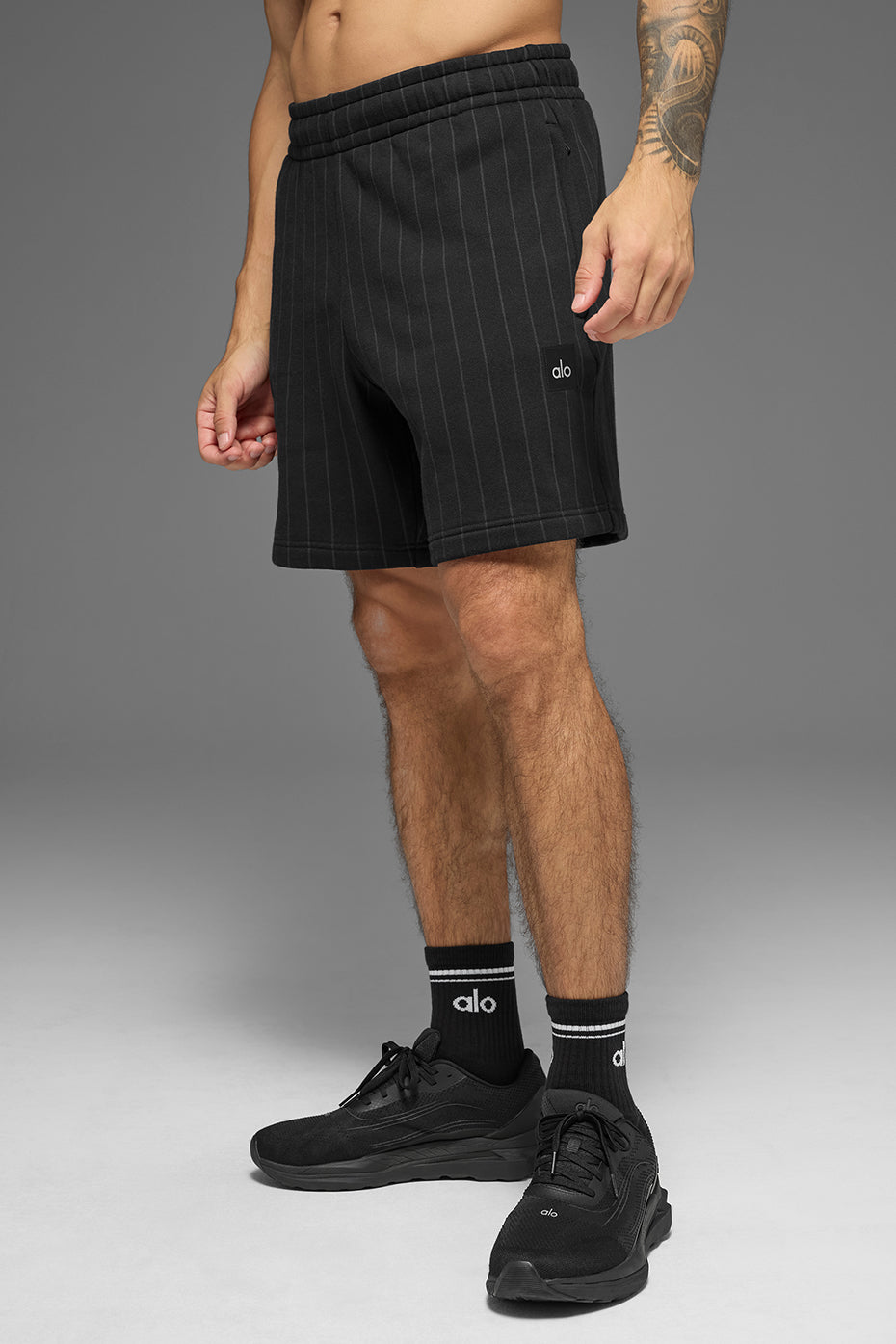 7" Pinstripe Short - Black Pinstripe--4