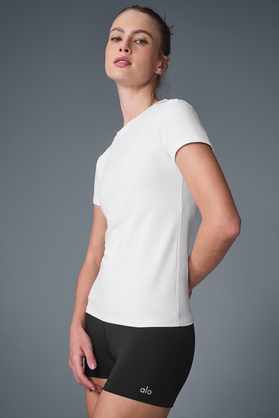 Alosoft Finesse Tee - White--3