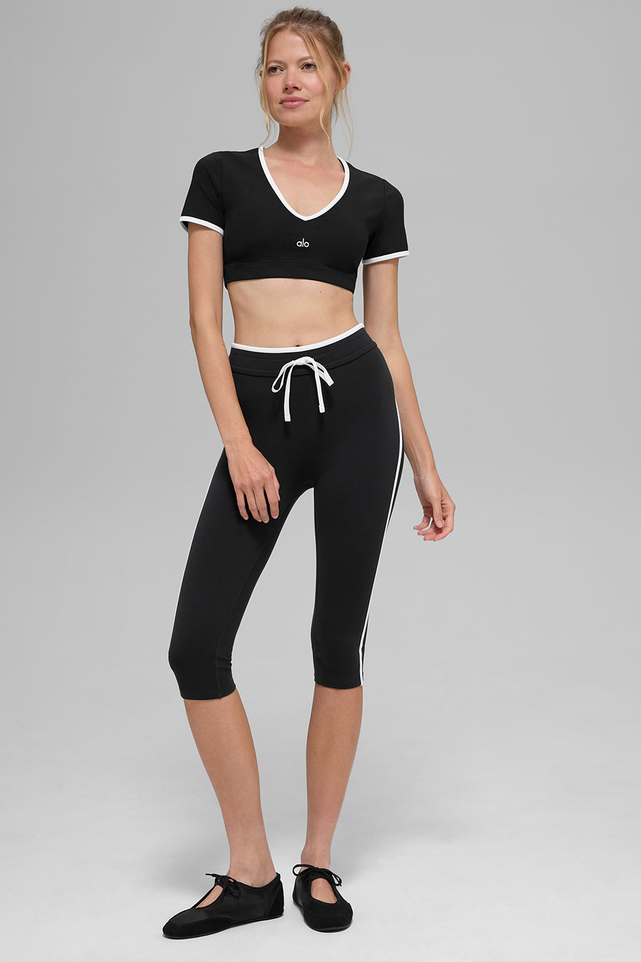 Airbrush Race Pace Short Sleeve - Black/White--3